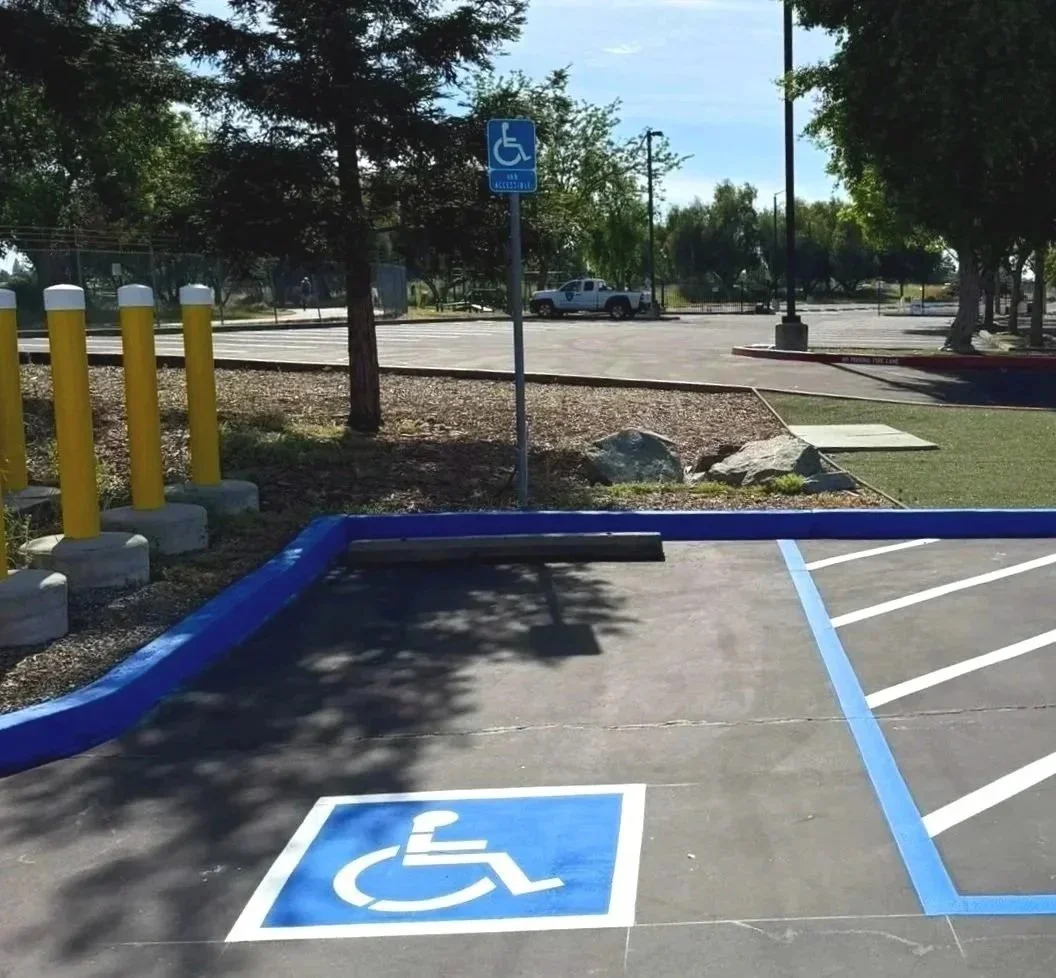 Allstate-Paving-ADA Signage & Bollard Installation