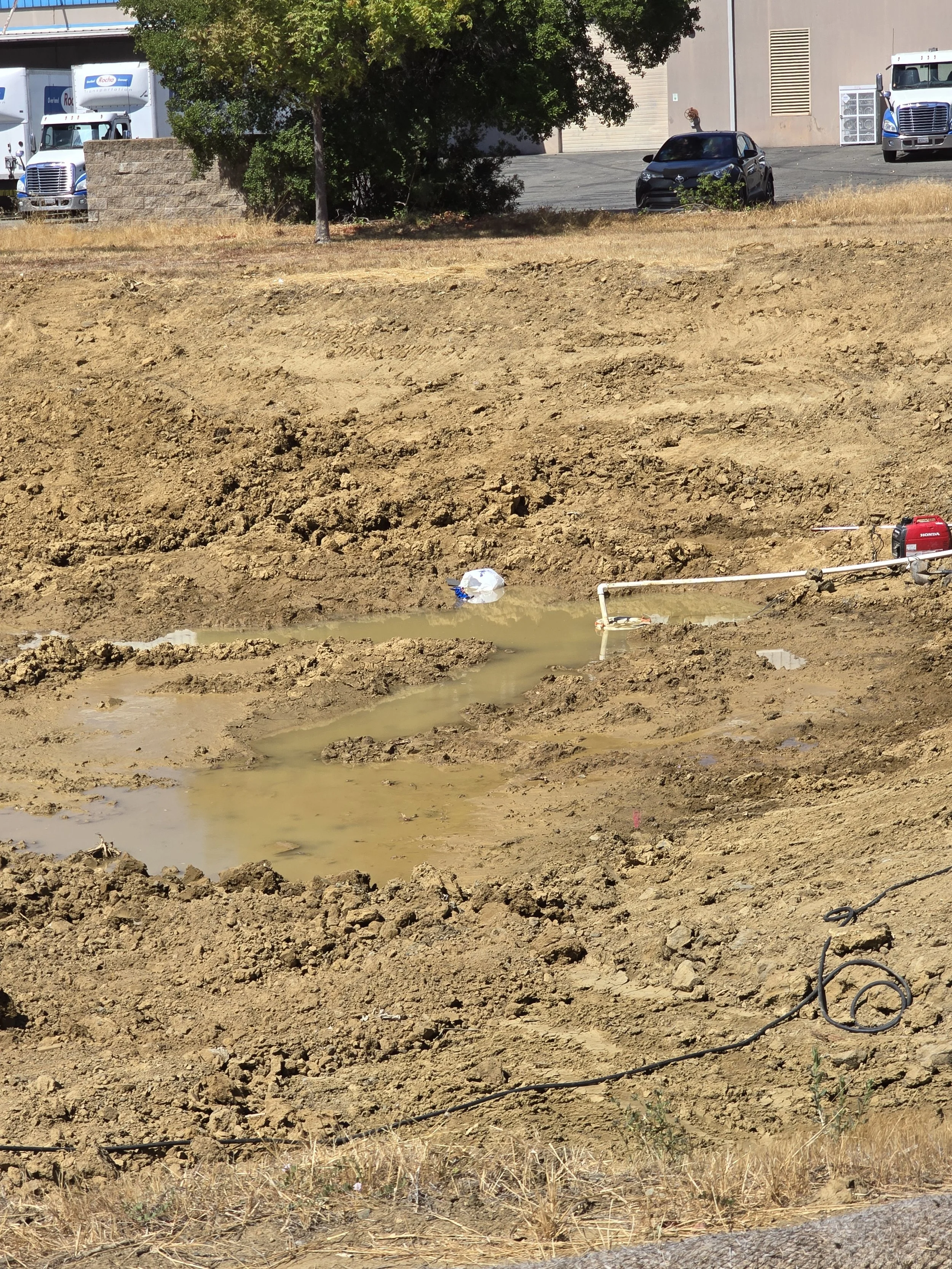 Allstate-Paving-Rancho-Cordova-Bioswale-New-Asphalt-Construction-Grading