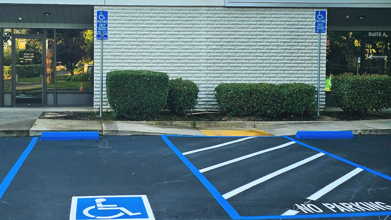 Allstate-Paving-ADA Parking Stall Striping
