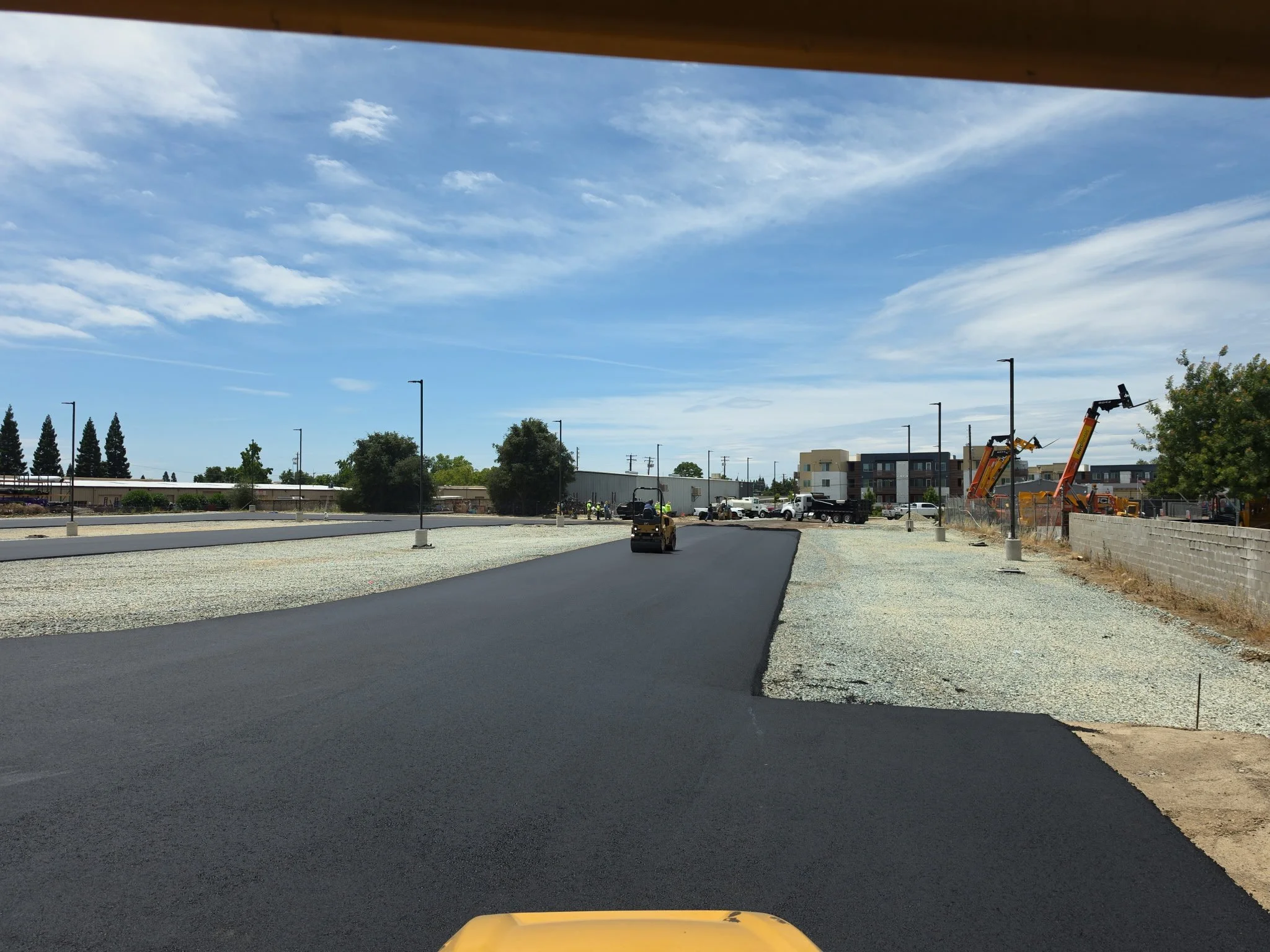 Allstate-Paving-Rancho-Cordova-Bioswale-New-Asphalt-Construction-Grading