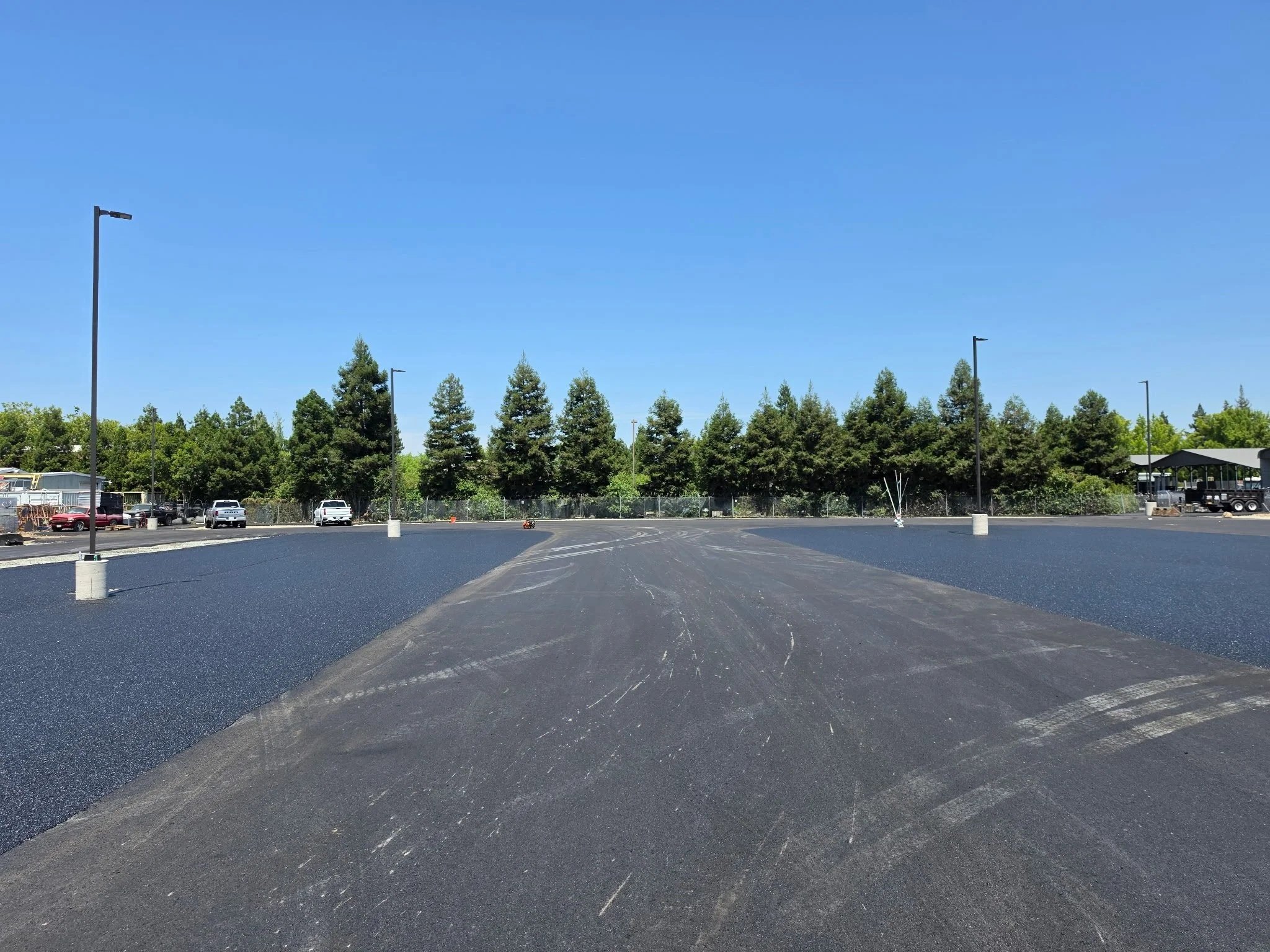 Allstate-Paving-Rancho-Cordova-Bioswale-New-Asphalt-Construction-Grading