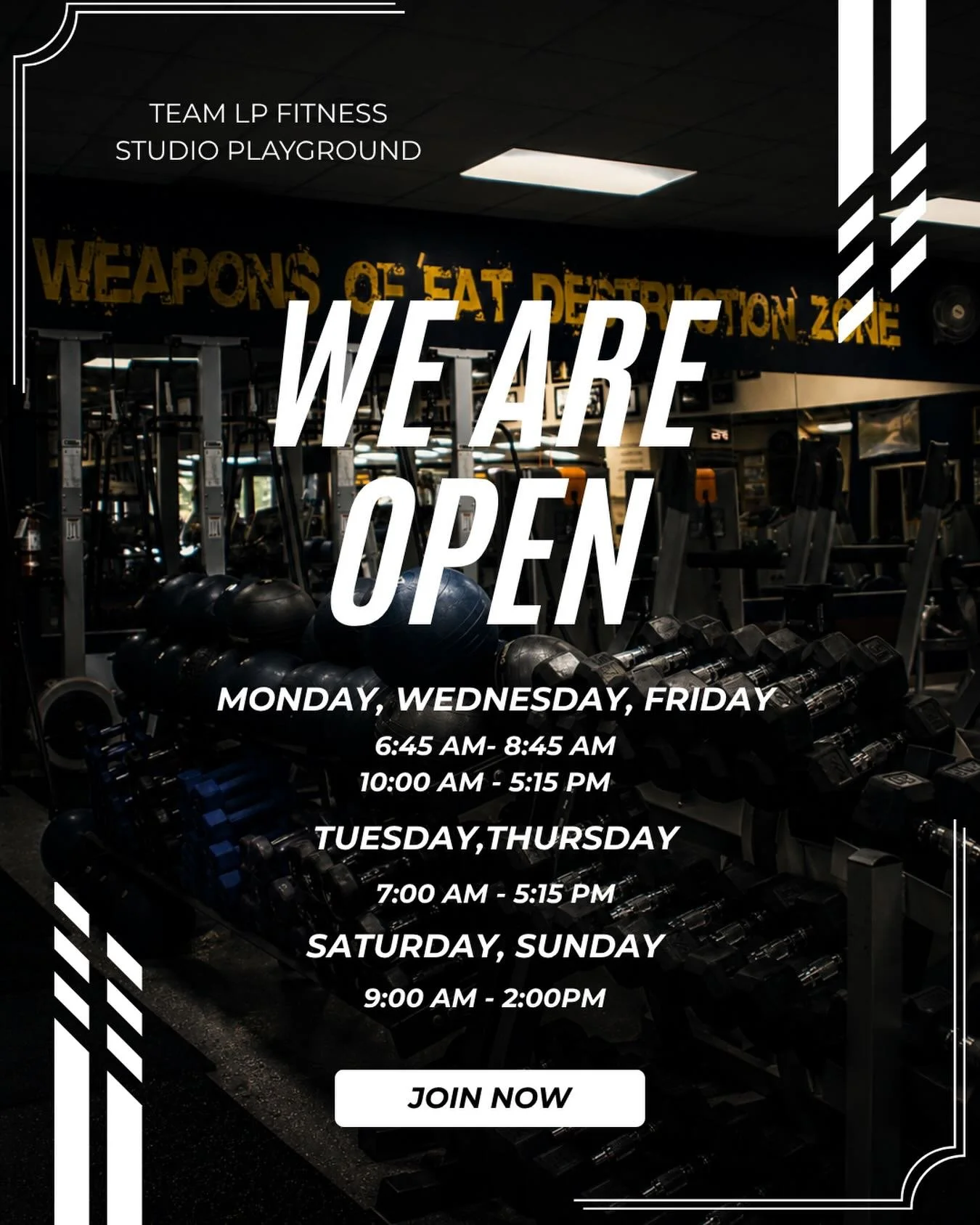 Not just classes !! We&rsquo;re open for you to train your way 💪🏻

Step in during our open gym hours and take full control of your workout. Push your limits, move at your own pace, and use a huge range of equipment designed to help you get stronger