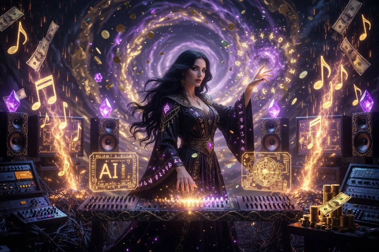 On Getting Paid  Using The Black Magic of AI Music 