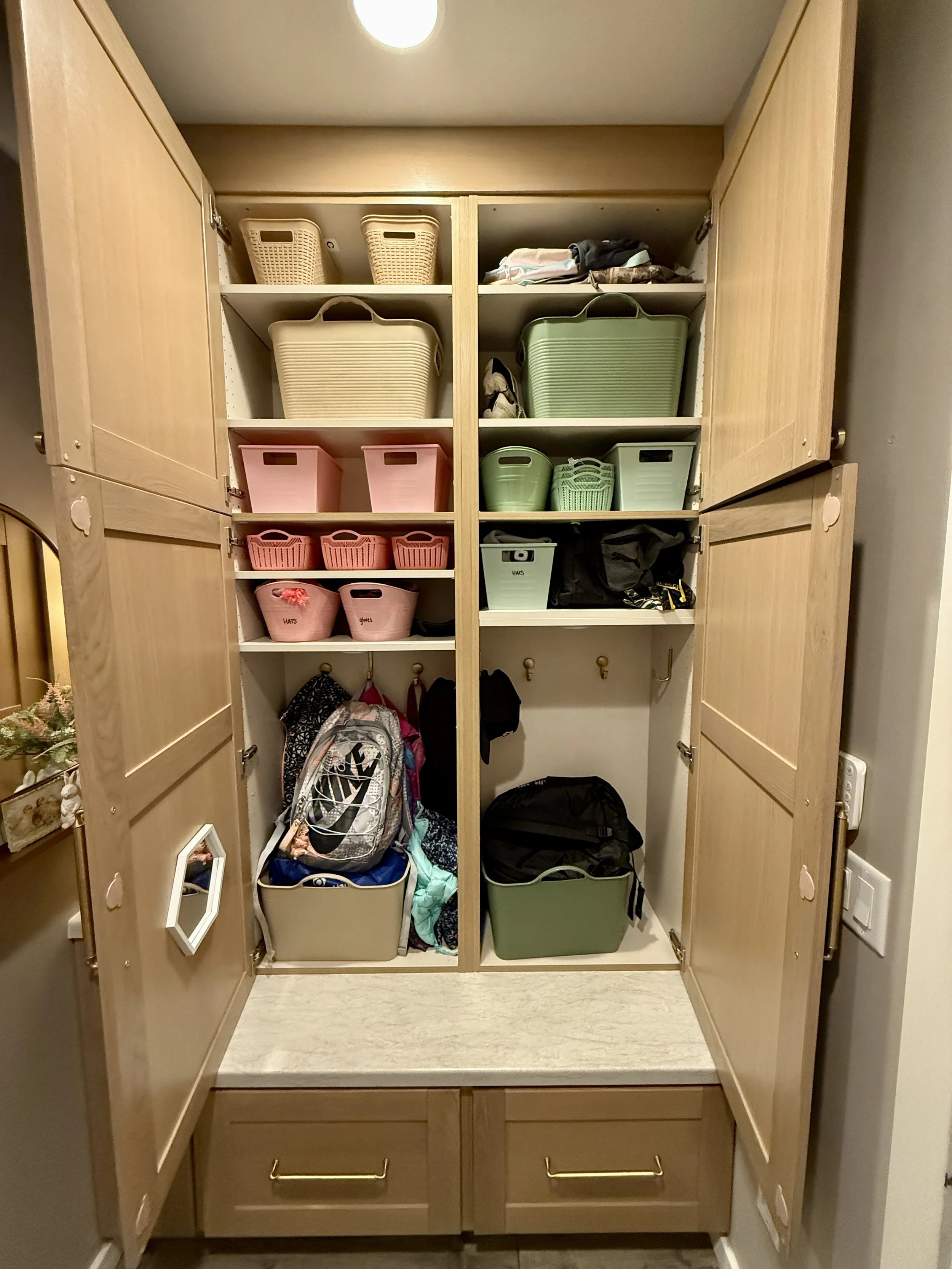 Lots of storage options