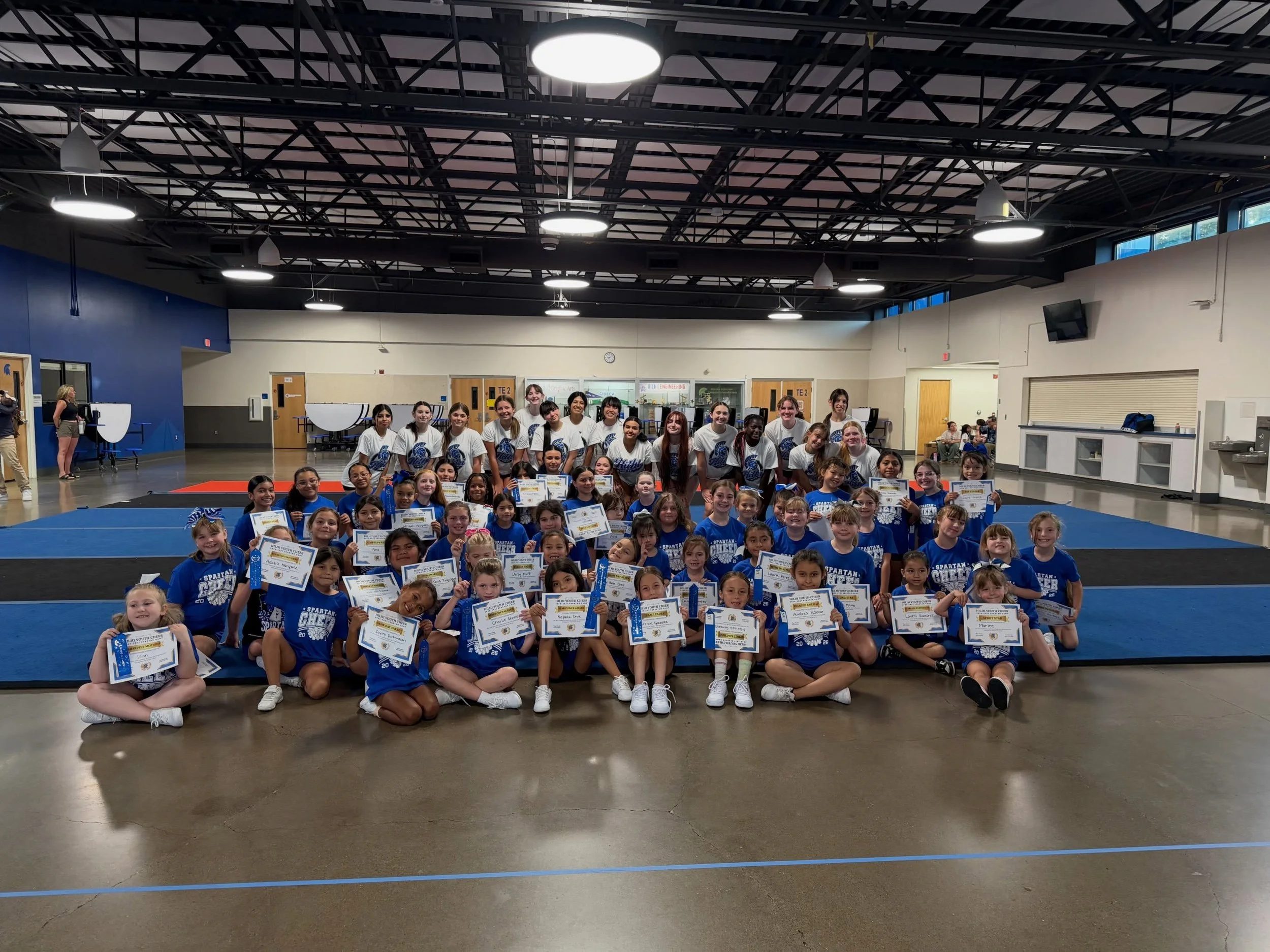 Such a fun week at Spartan Camp 2026📣💙

These little Spartans are ready to cheer loud, have fun, and light up the sidelines this football season! 🏈📣

#cheercamp #youthcheer #spartanspirit #feelinrowdy