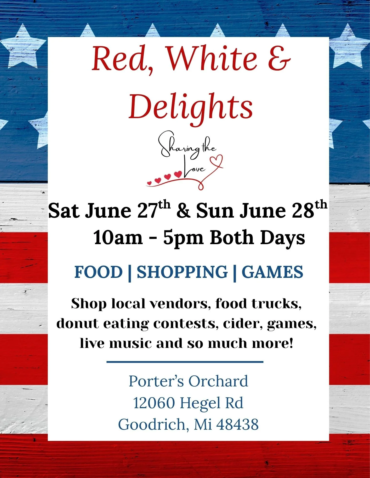 Red, White & Delights