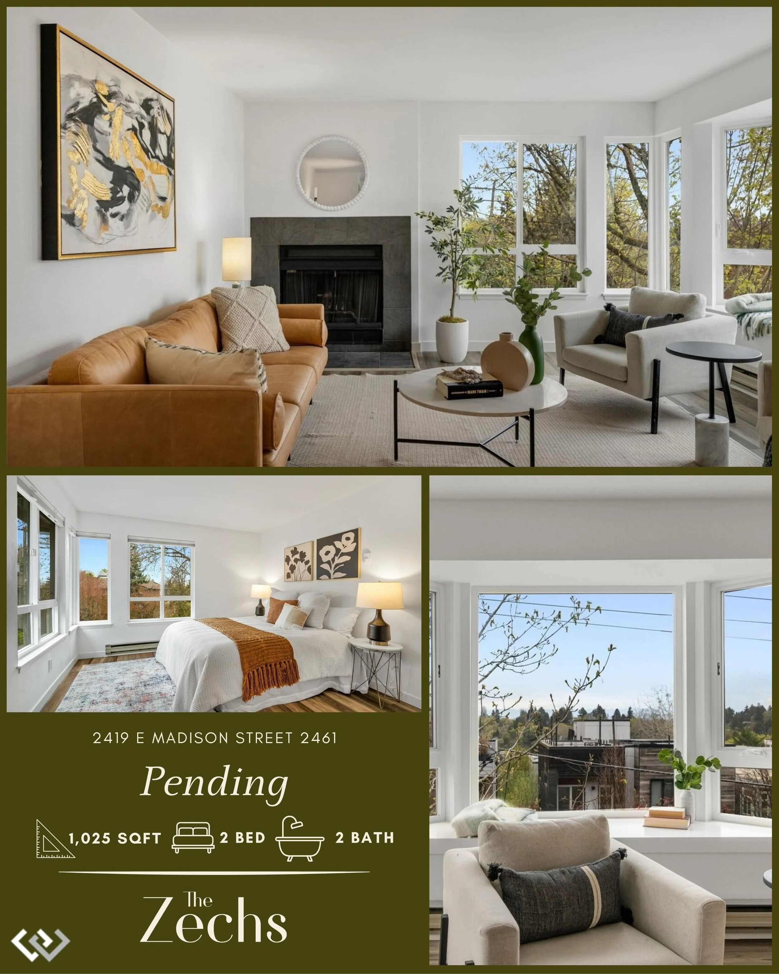 PENDING 🎉
So excited to share this one! We had the best time working with our clients to get this beautiful 2-bed 2-bath Madison Valley condo sold - Cascade views, steps from Madison Park, and everything in between. Now the fun part: helping them fi
