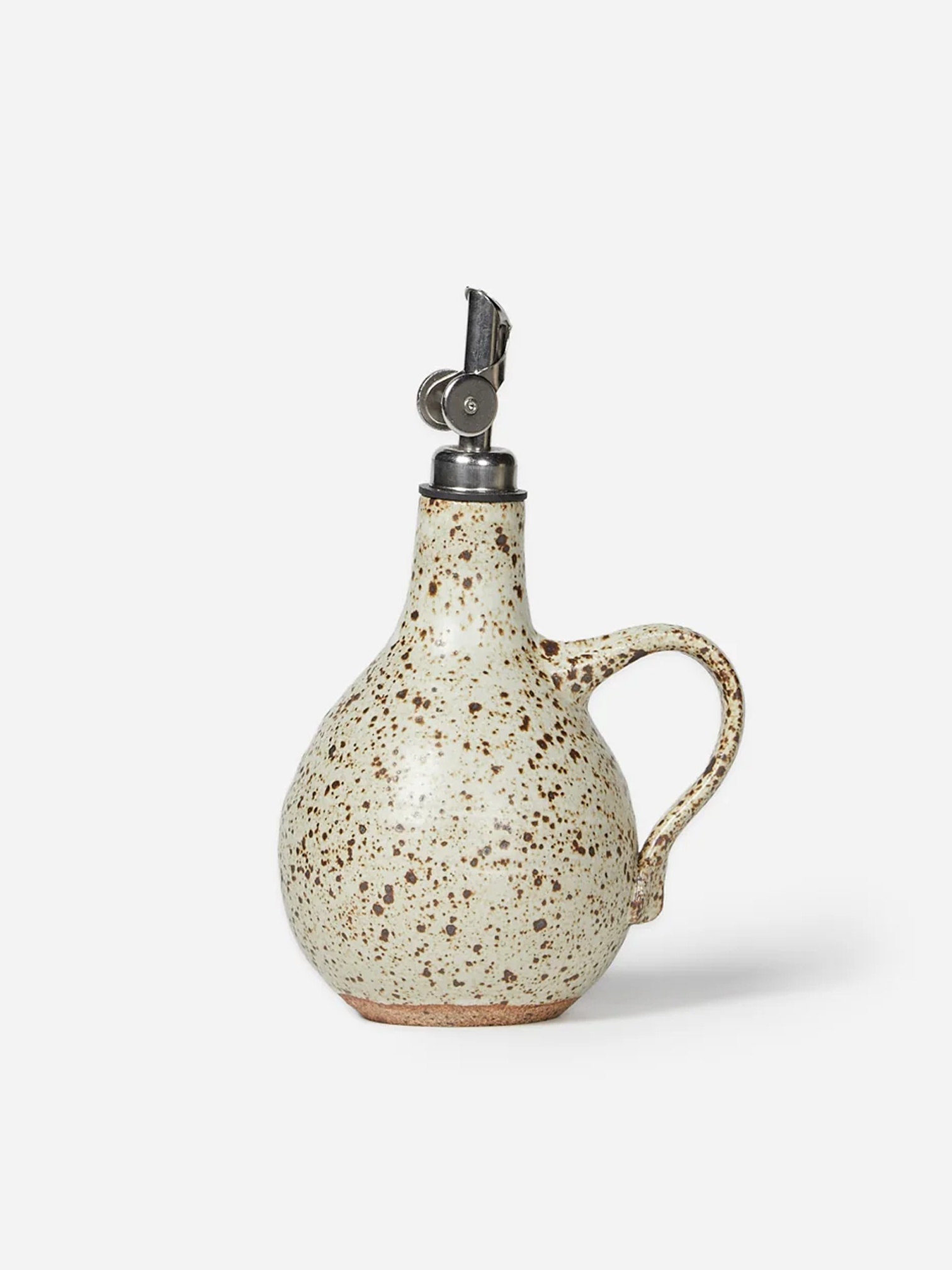 Speckled Stoneware Oil Cruet