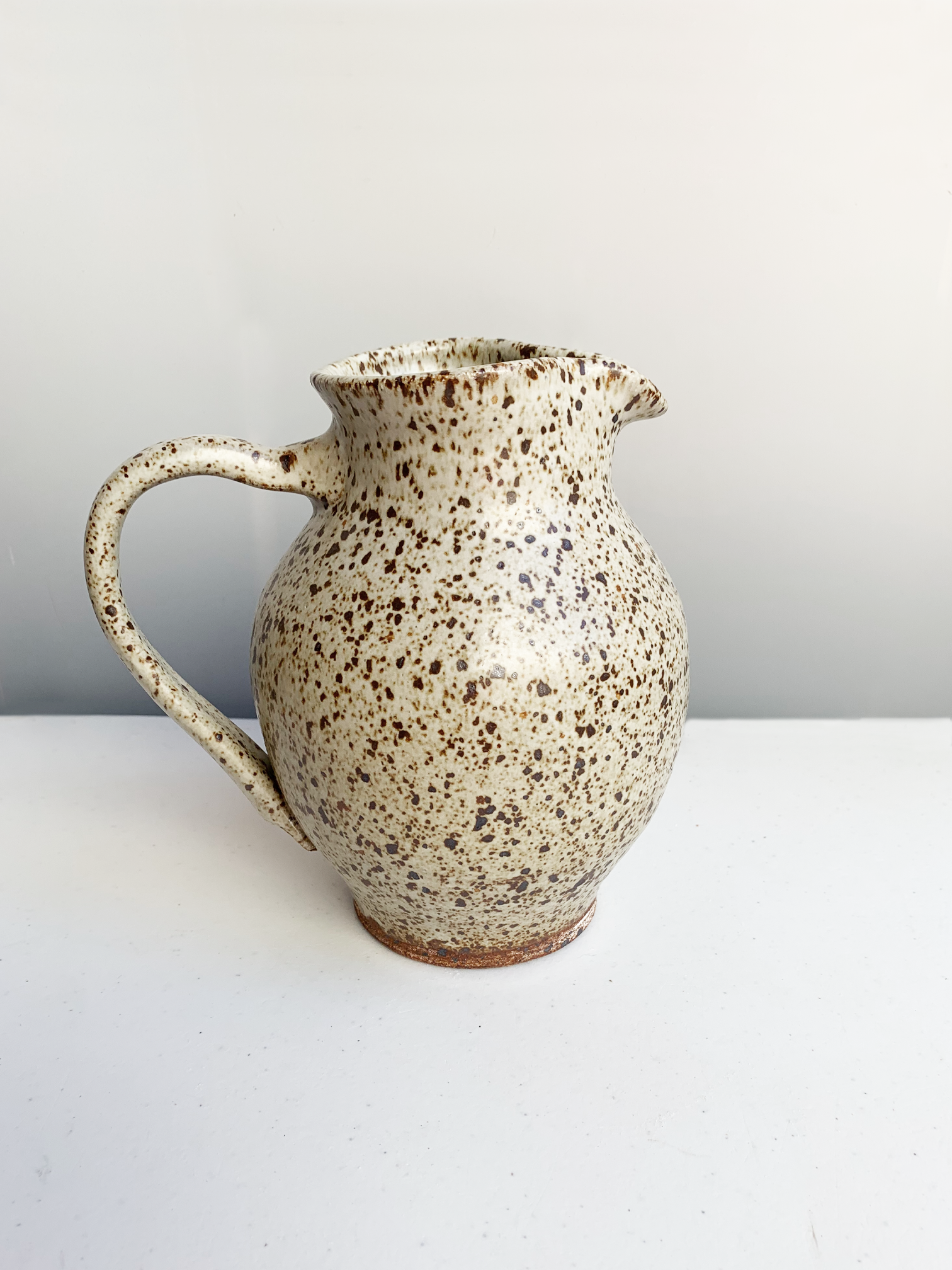 Speckled Stoneware Pitcher