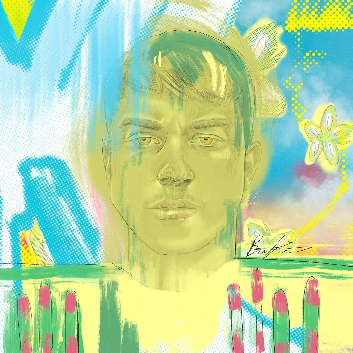 self-portrait 

#painting #artist #selfportrait