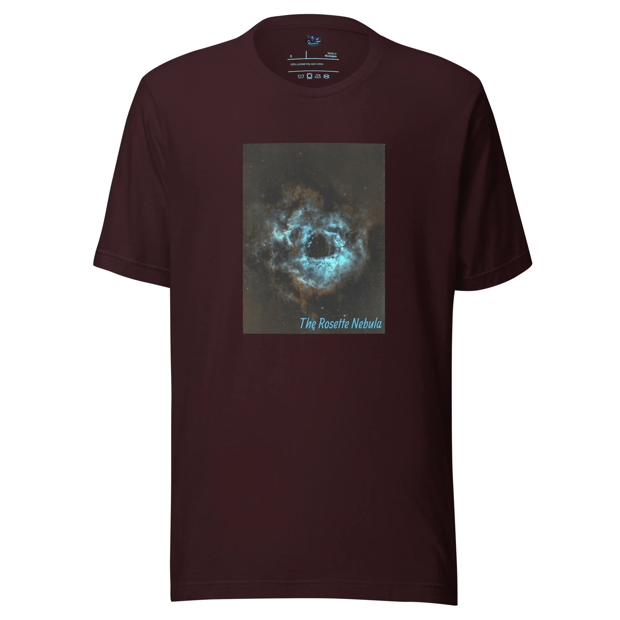 The Rosette Nebula on unisex t-shirt