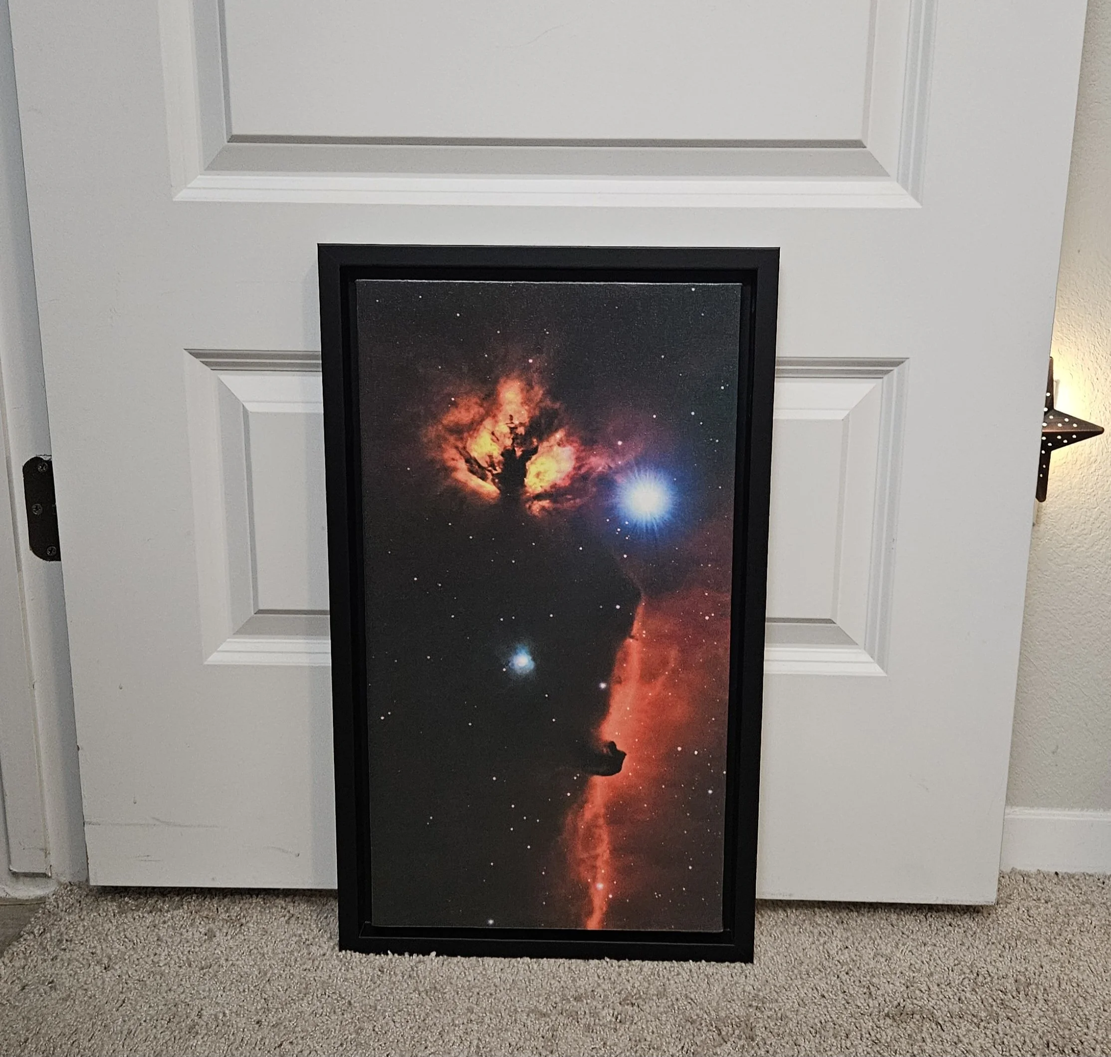 Horsehead_Flame modern frame canvas vert.jpg