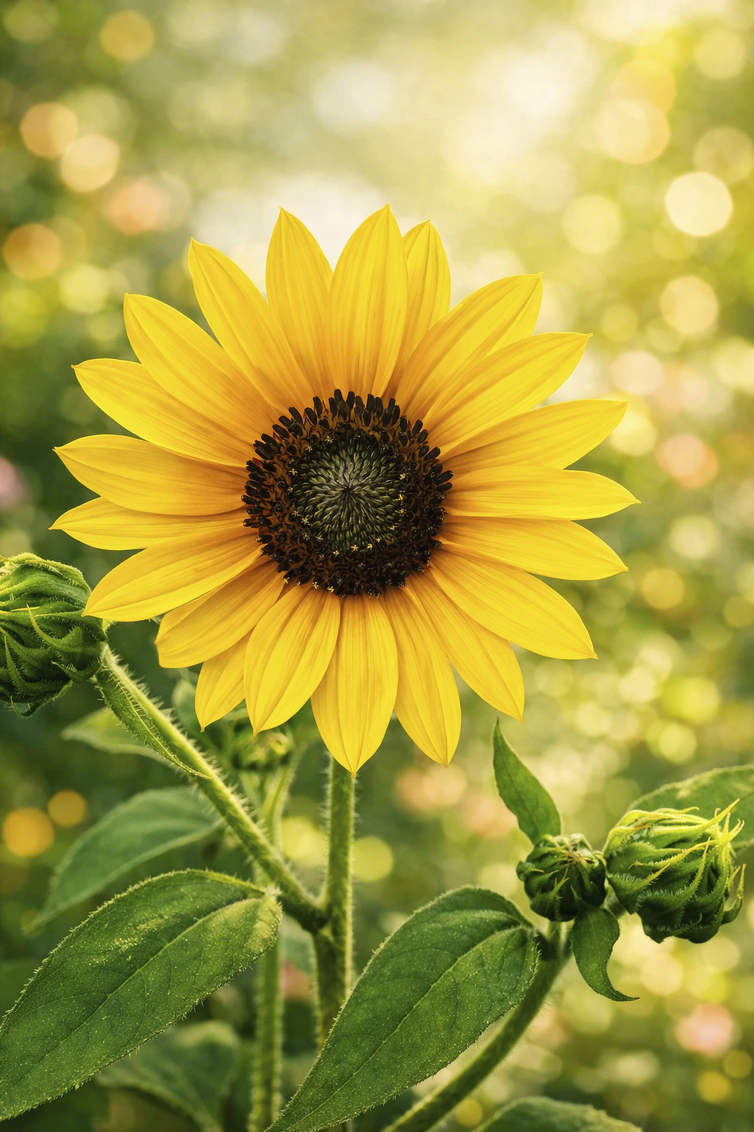 Sunflower Garden Bokeh