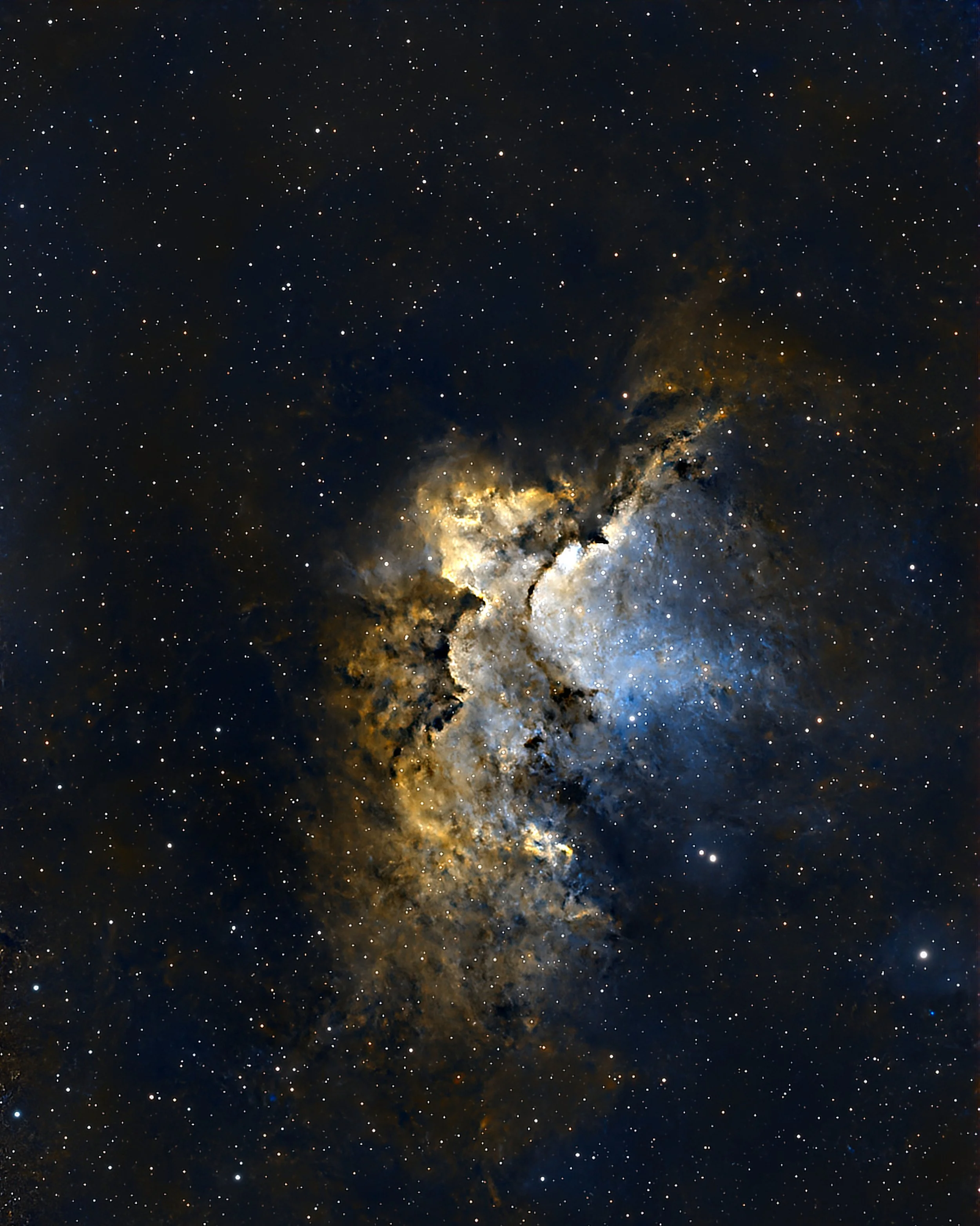 The Wizard nebula in SHO