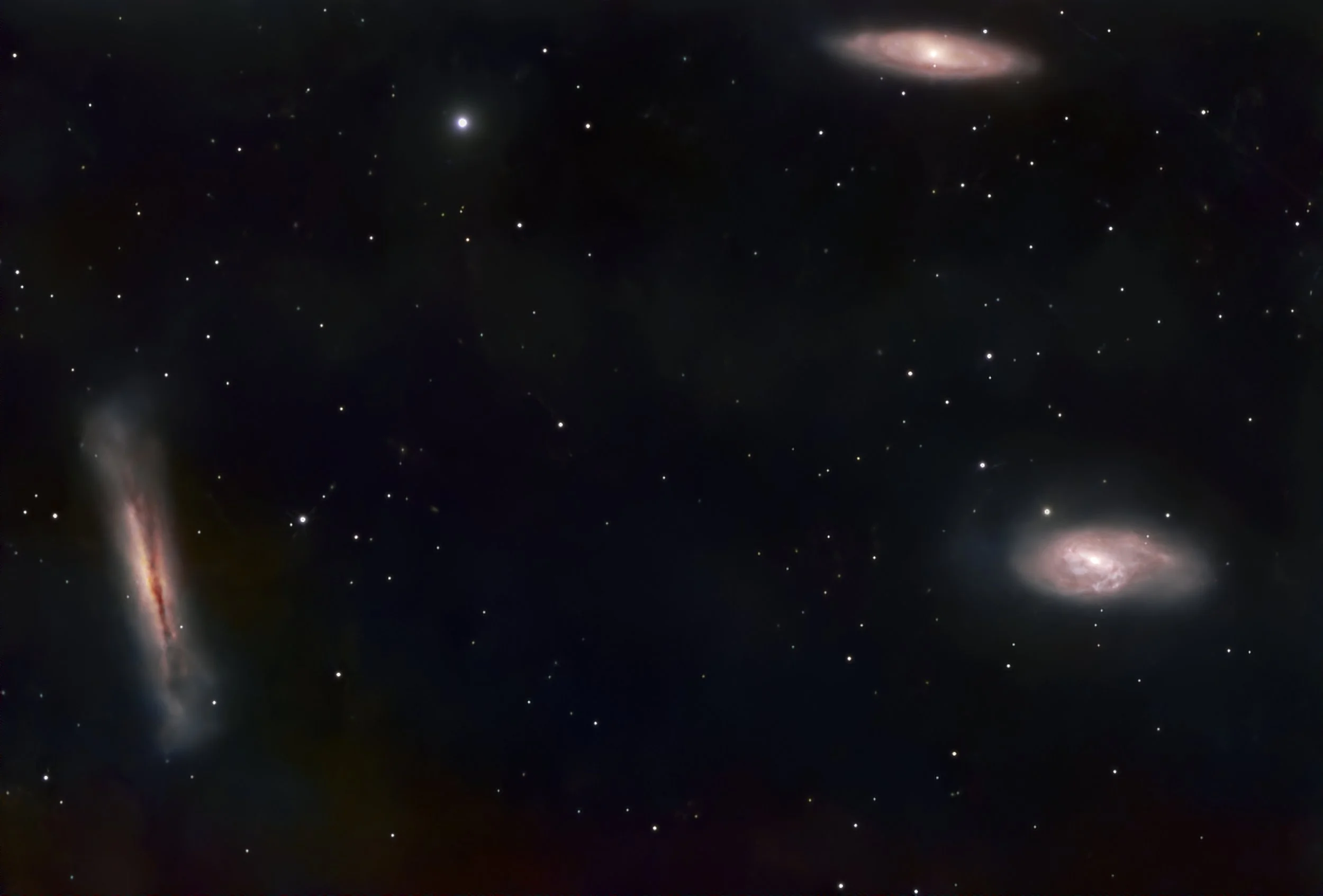 The Leo Triplet