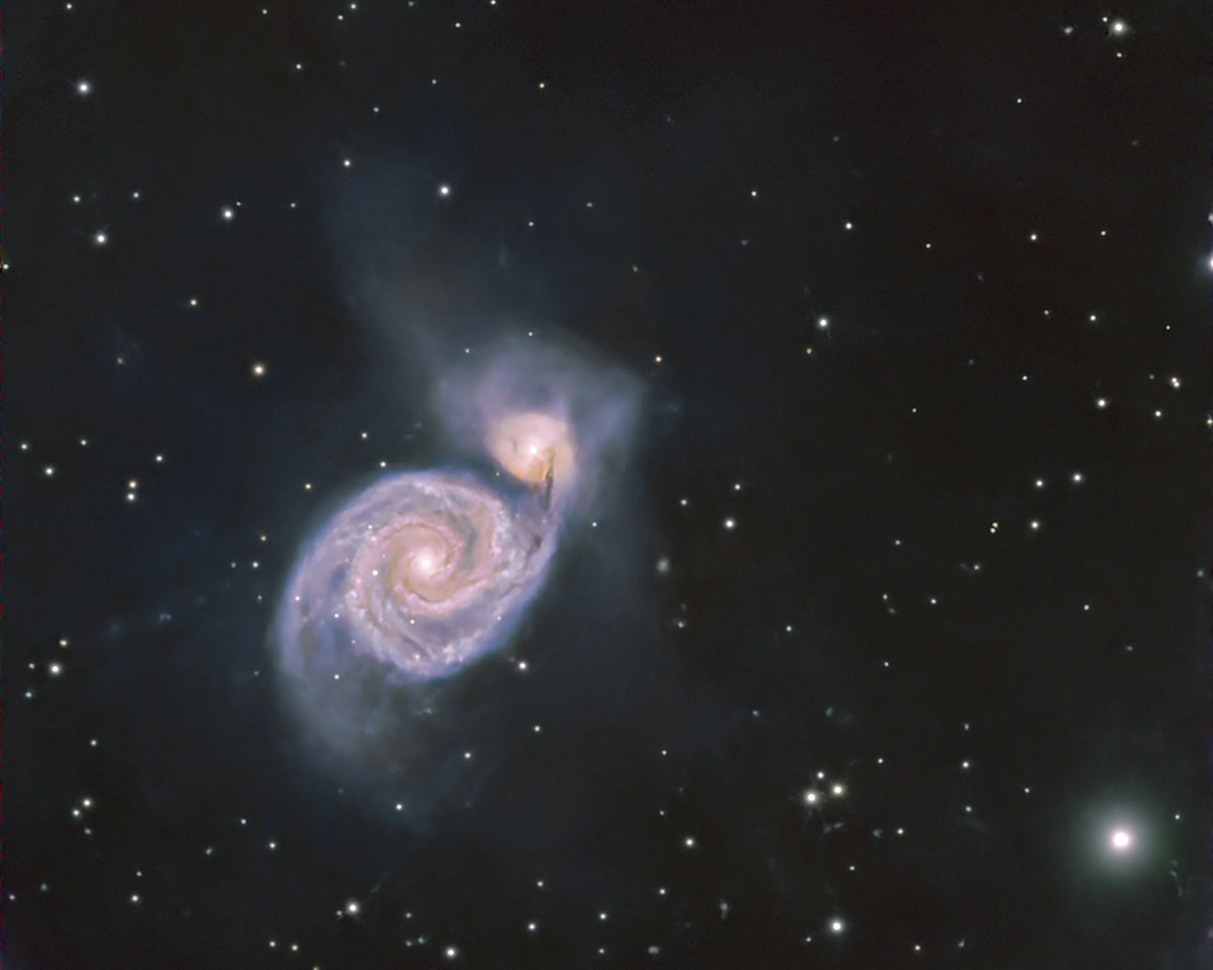 The Whirlpool galaxy