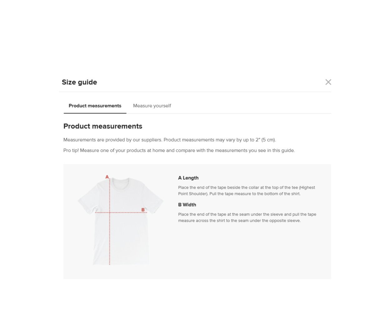 Size guide product measurements Bella.jpg