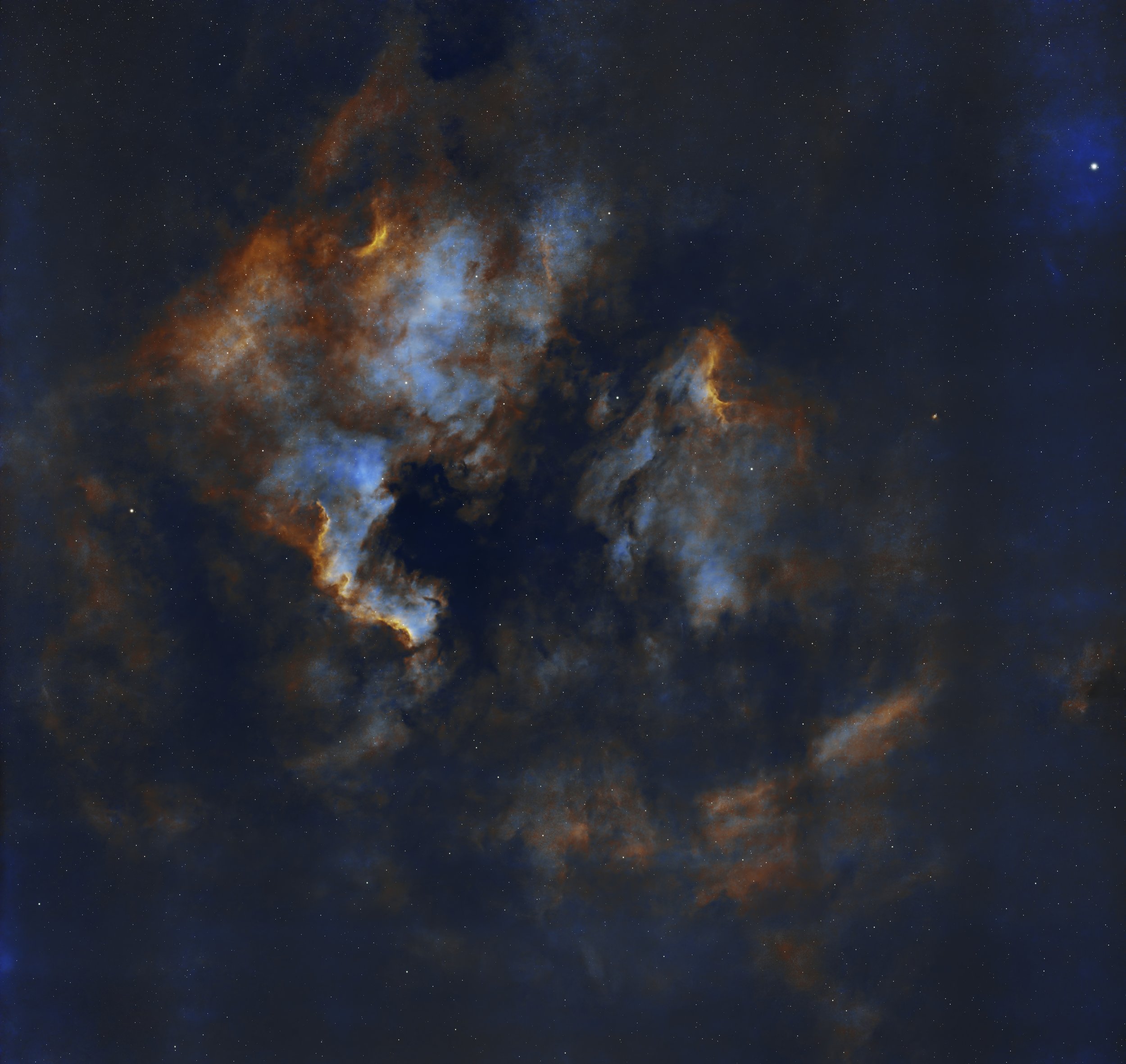 The North America, Pelican & Forsaken Nebulae