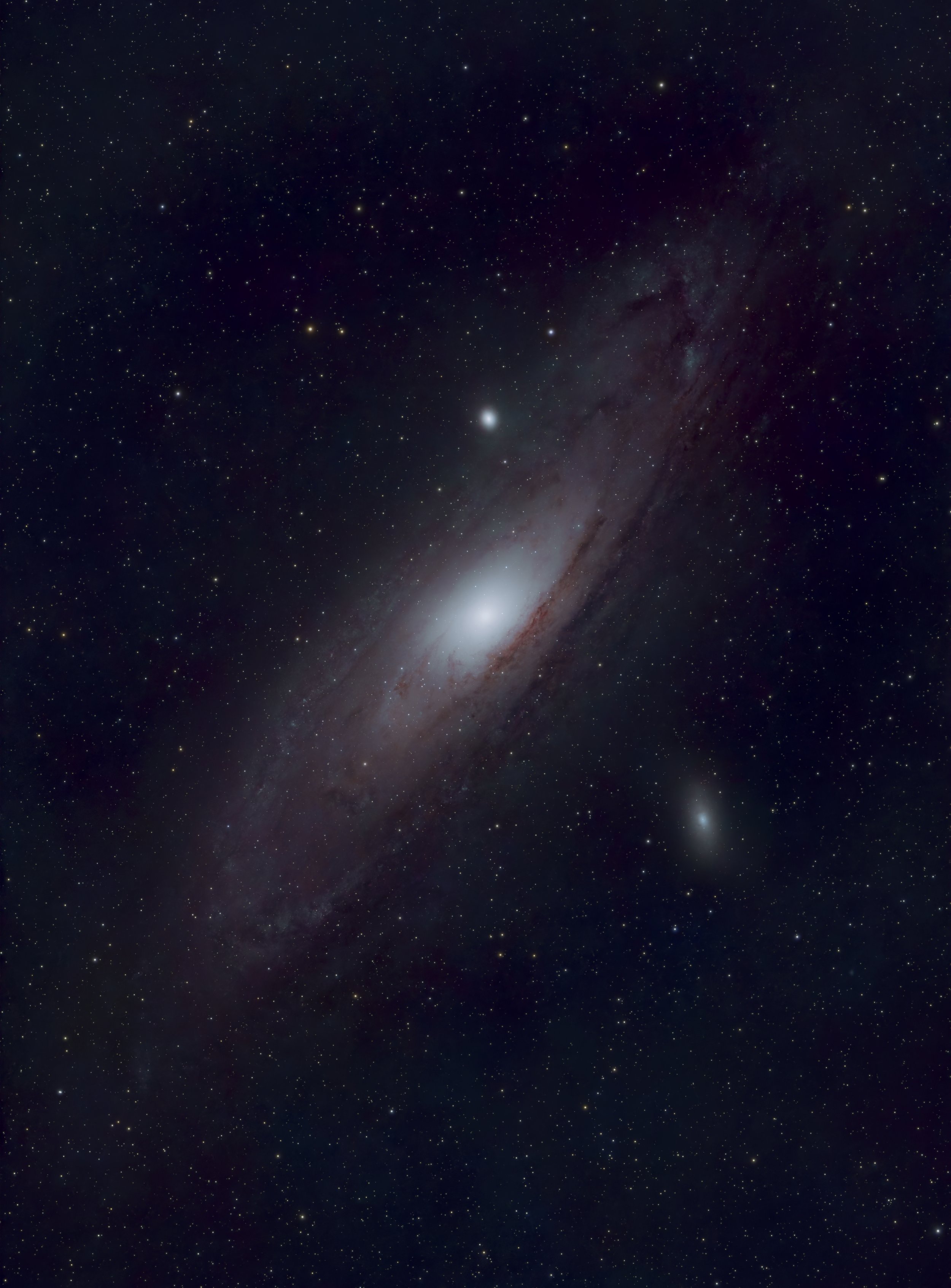 The Andromeda Galaxy in SHO