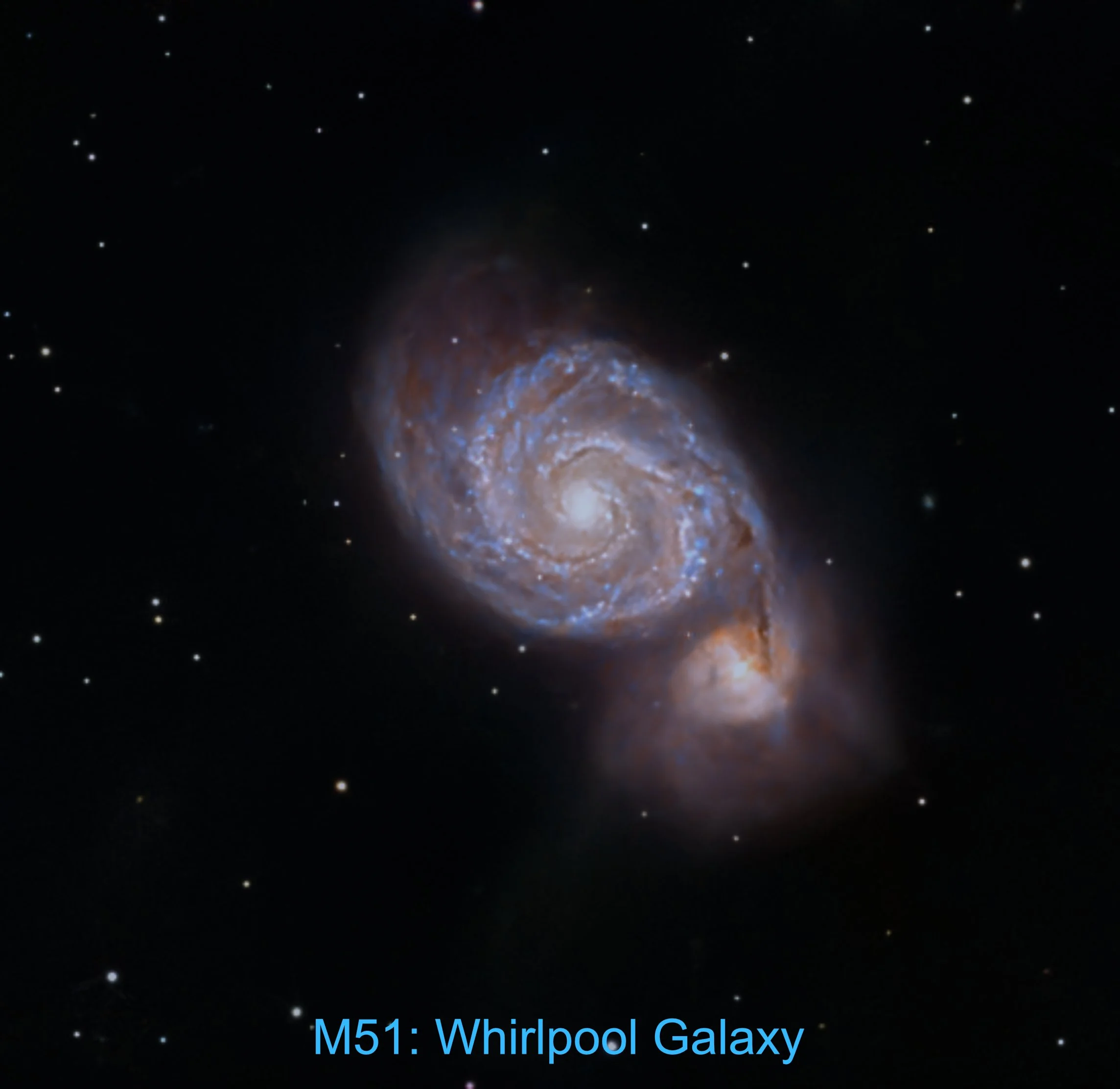 Messier 51 The Whirlpool galaxy