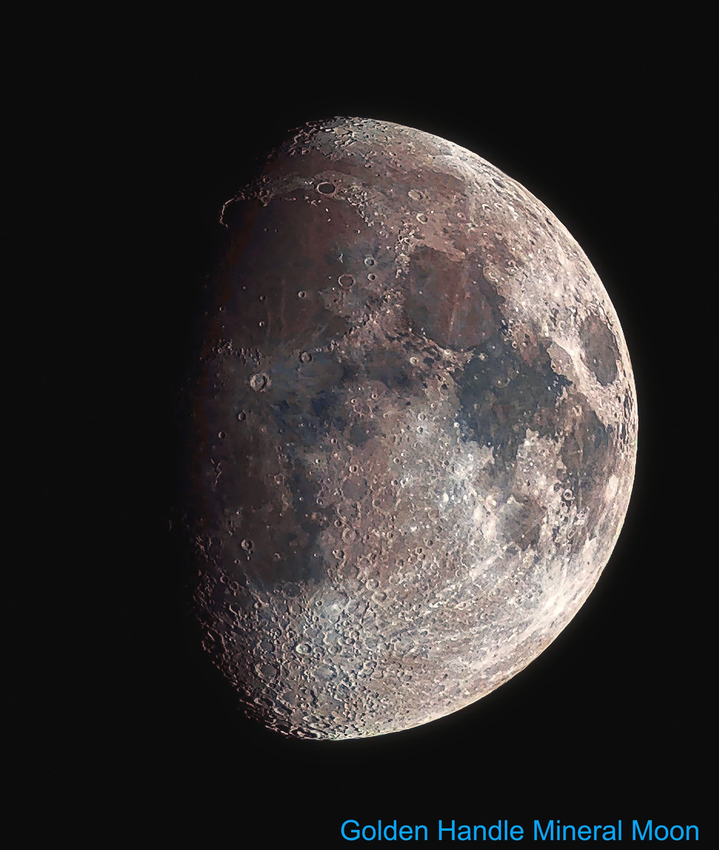 Golden Handle Mineral Moon