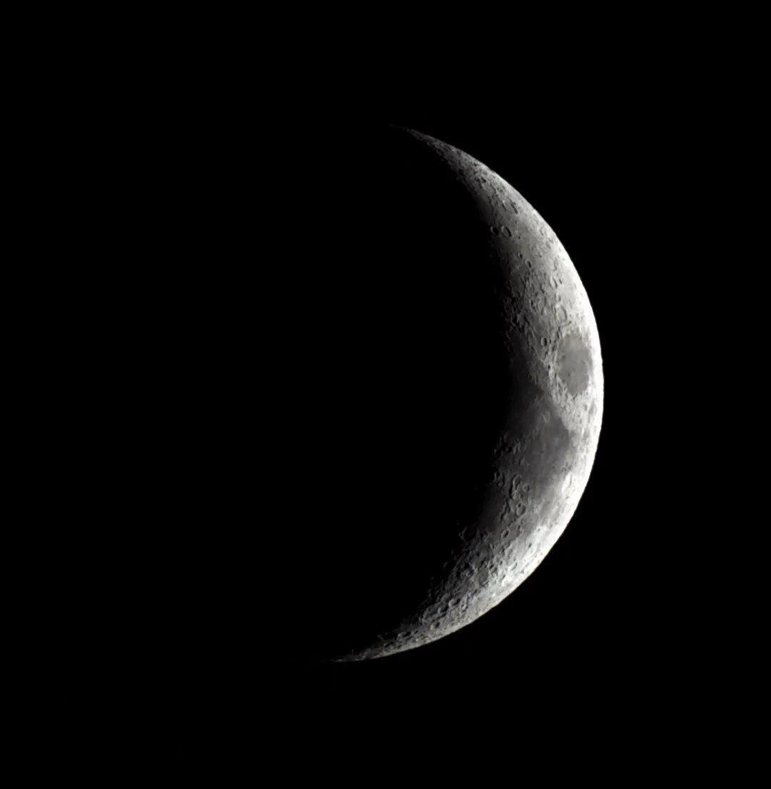 Waxing crescent moon