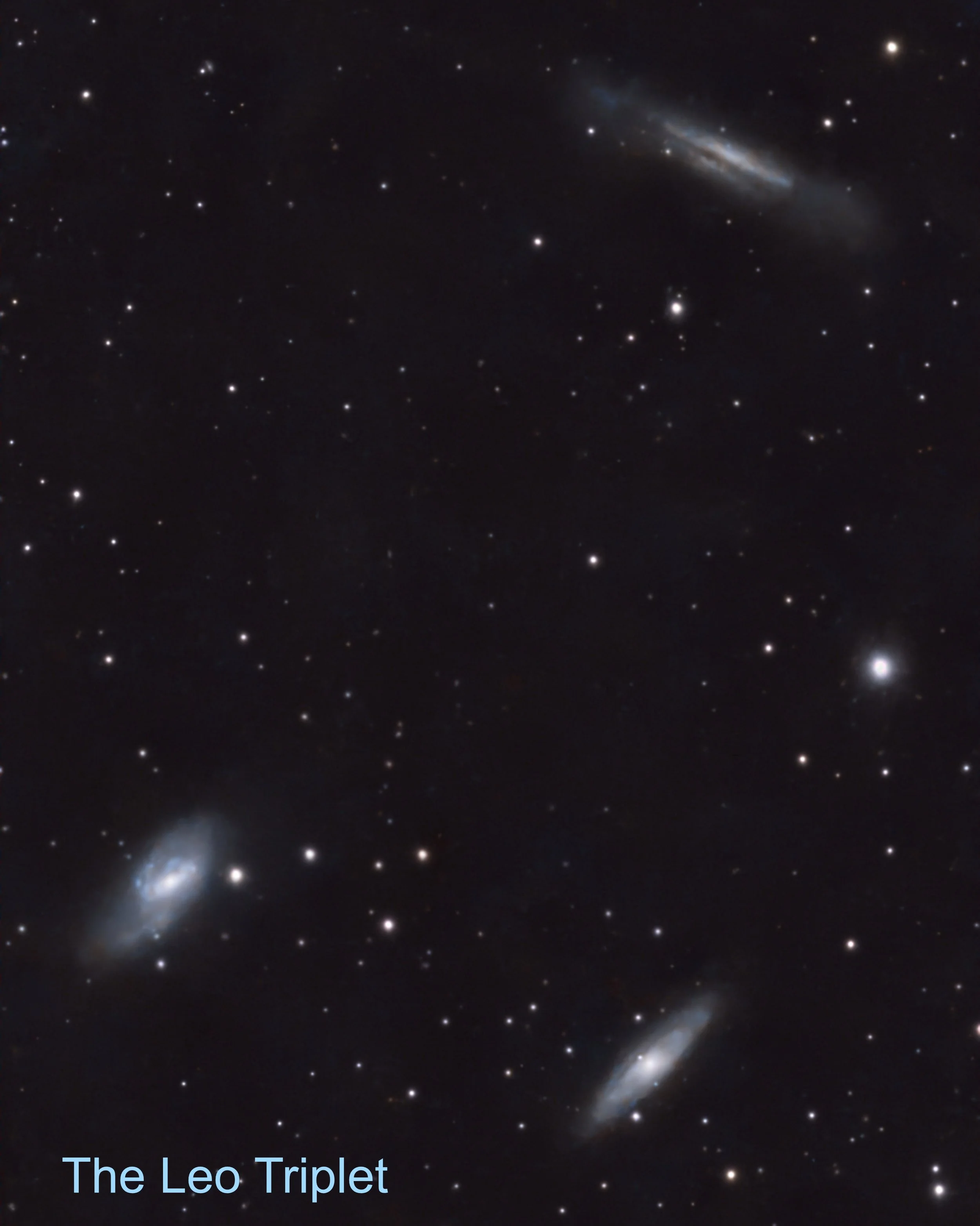 The Leo Triplet of galaxies