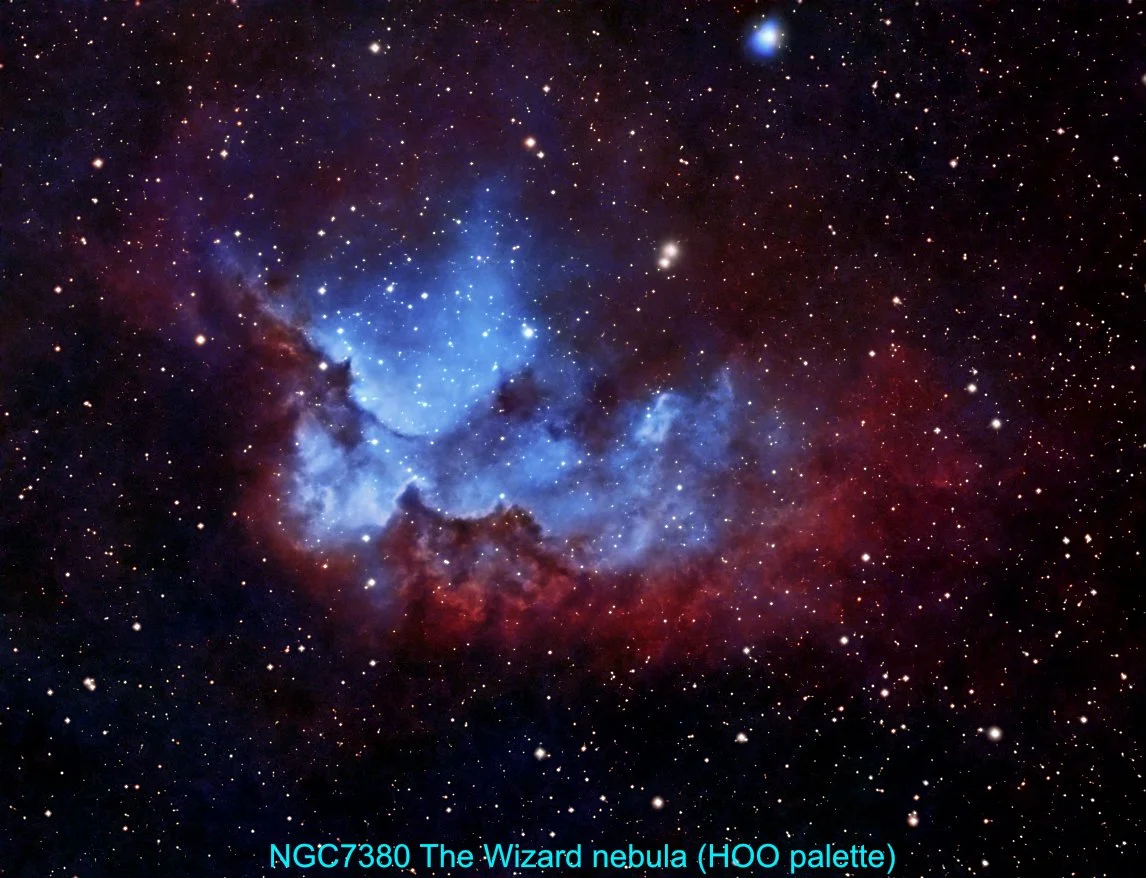 The Wizard nebula in HOO