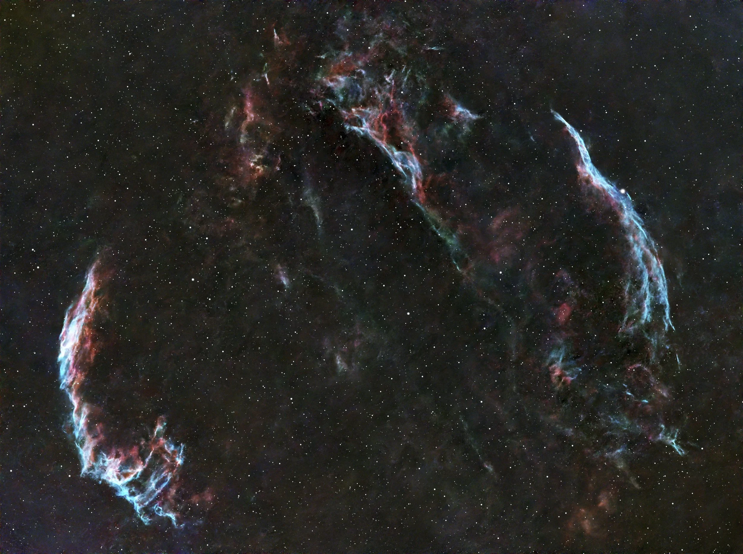 The Cygnus Loop (Veil Nebula)