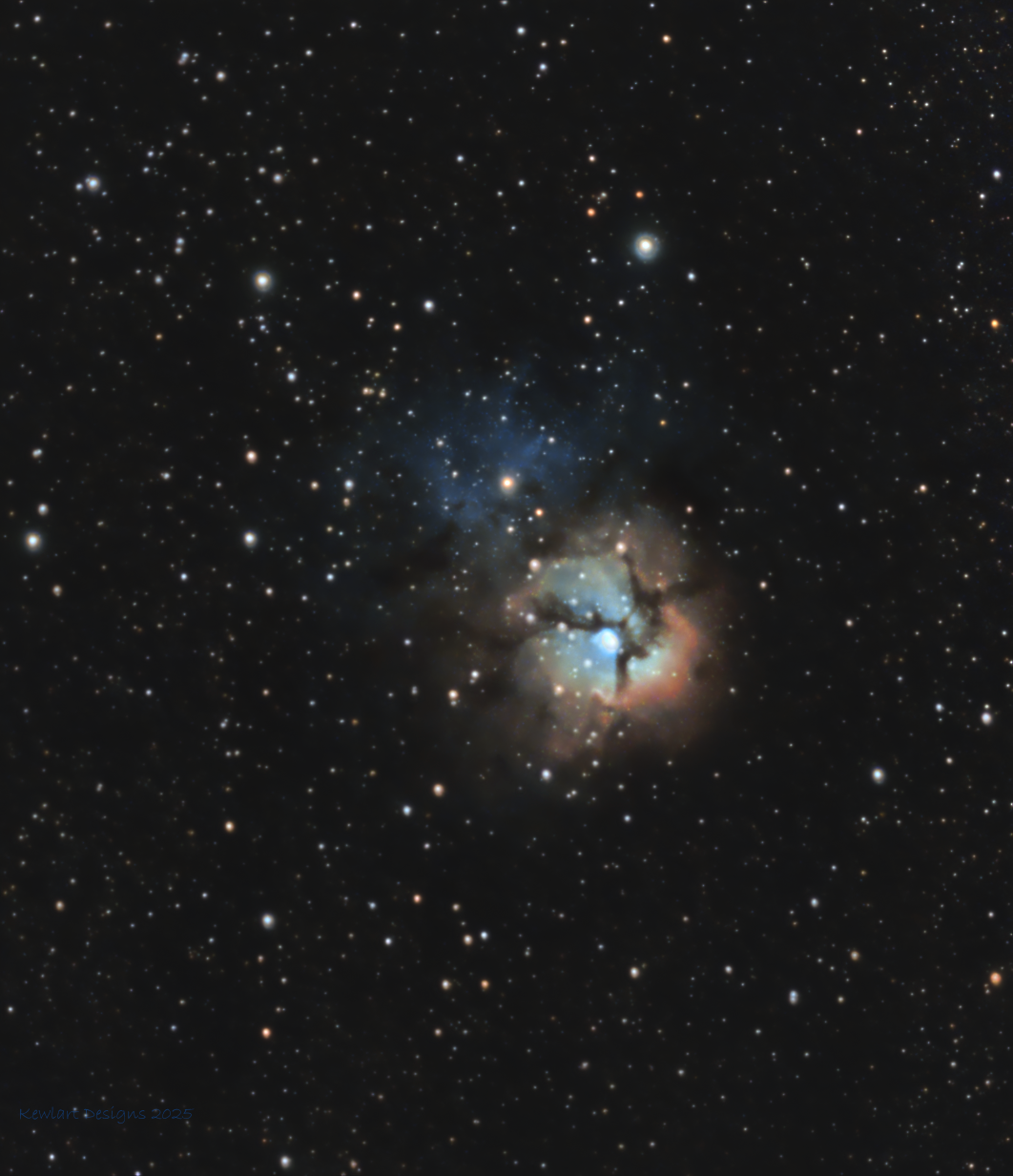 Messier 20 The Trifid nebula