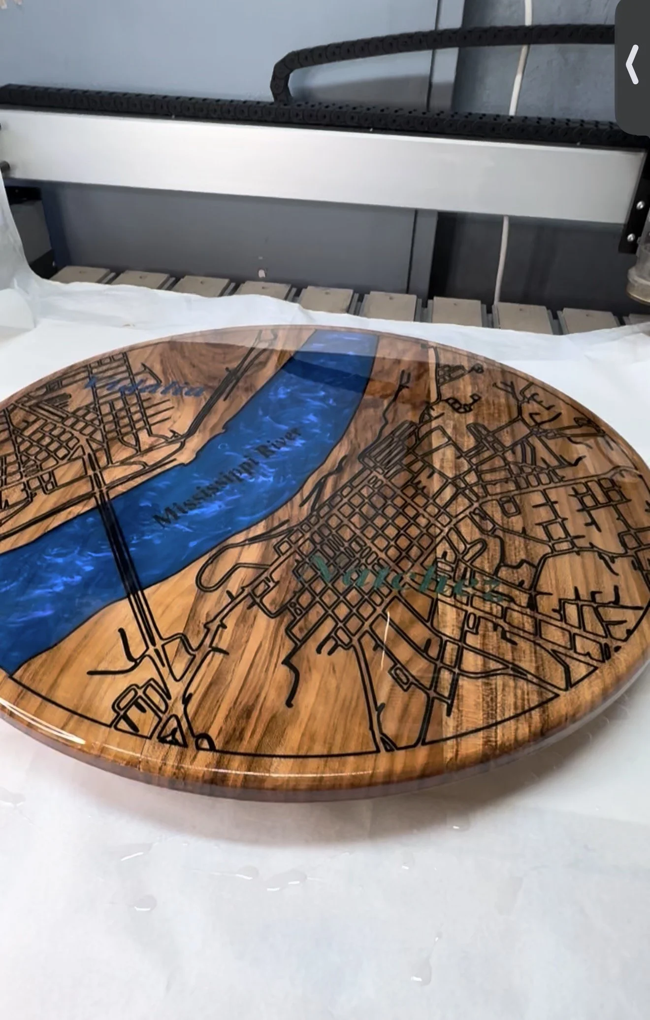 Custom Retirement Award on Real Wood