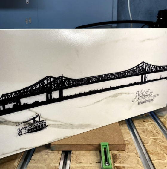 Natchez MS Ceramic Plaque