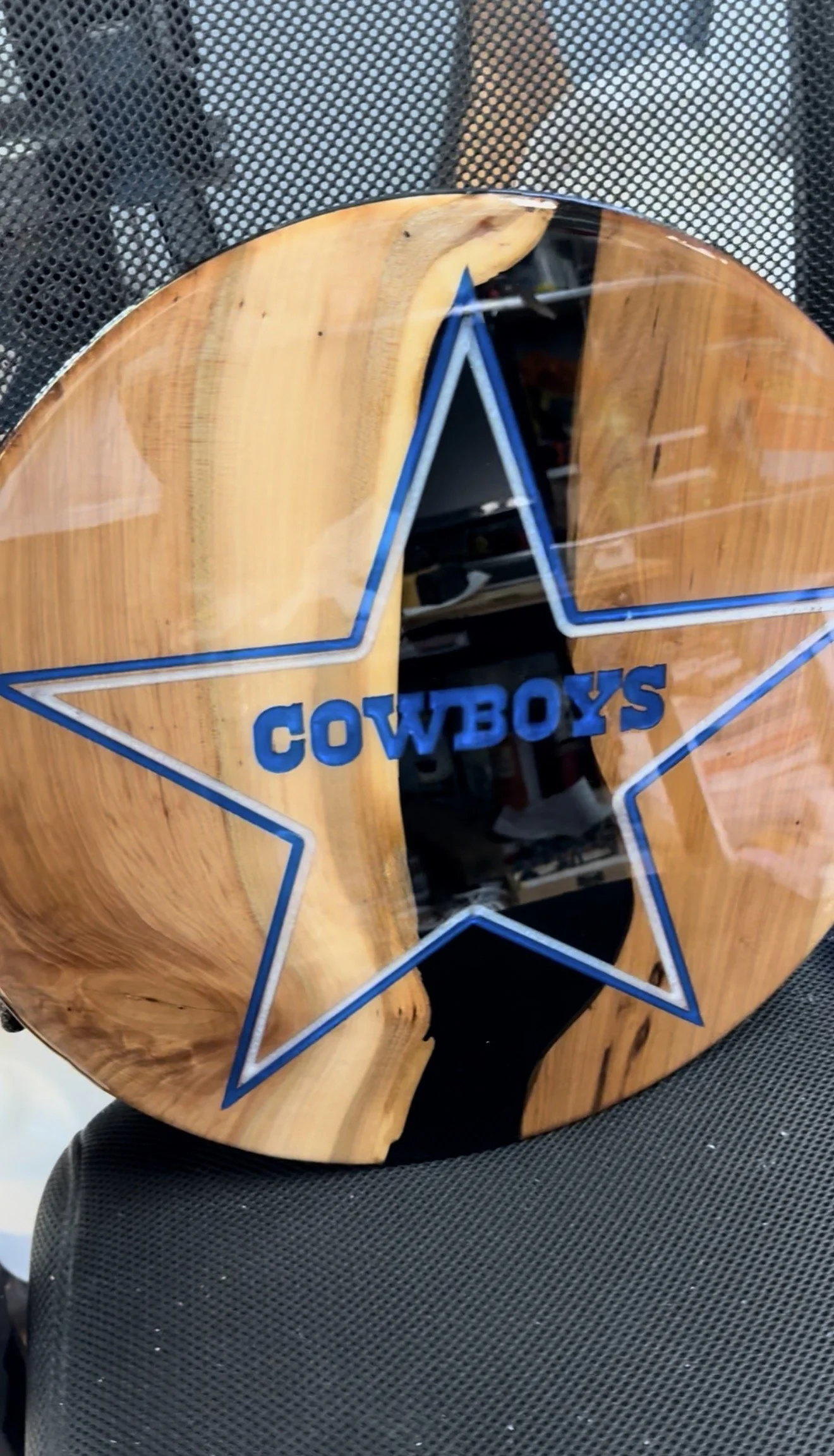 Custom Dallas Cowboys Plaque with Epoxy Fill