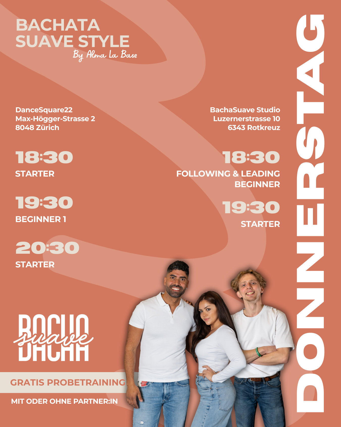 Bachasuave Flyer Bachata Classes Thursday