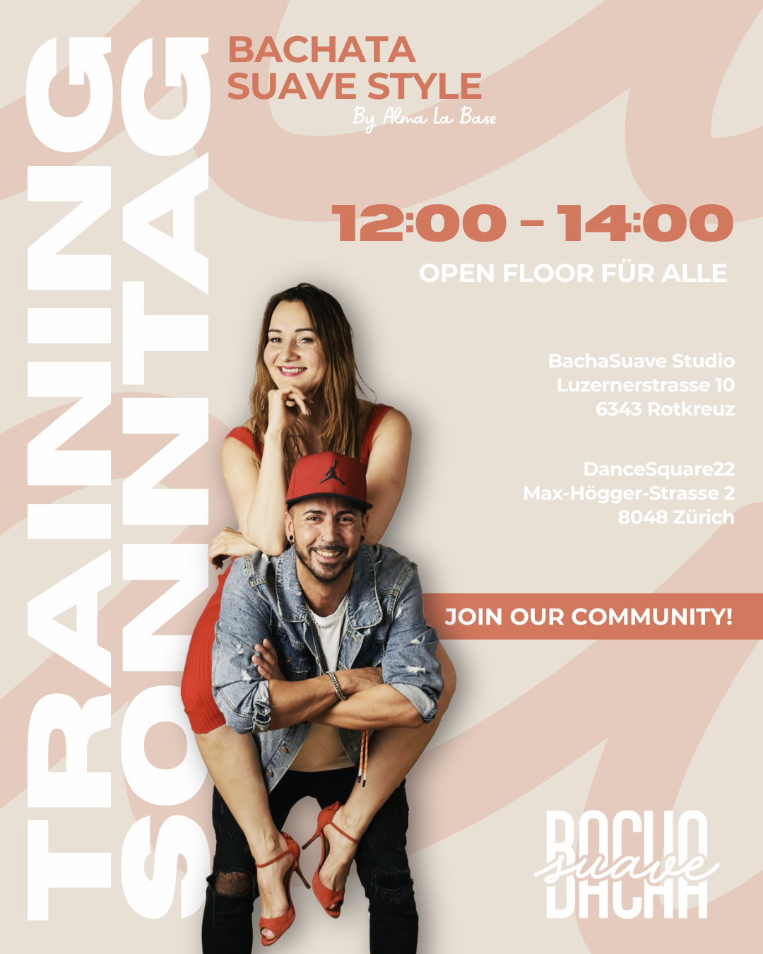 Bachasuave Flyer Bachata Classes Sunday