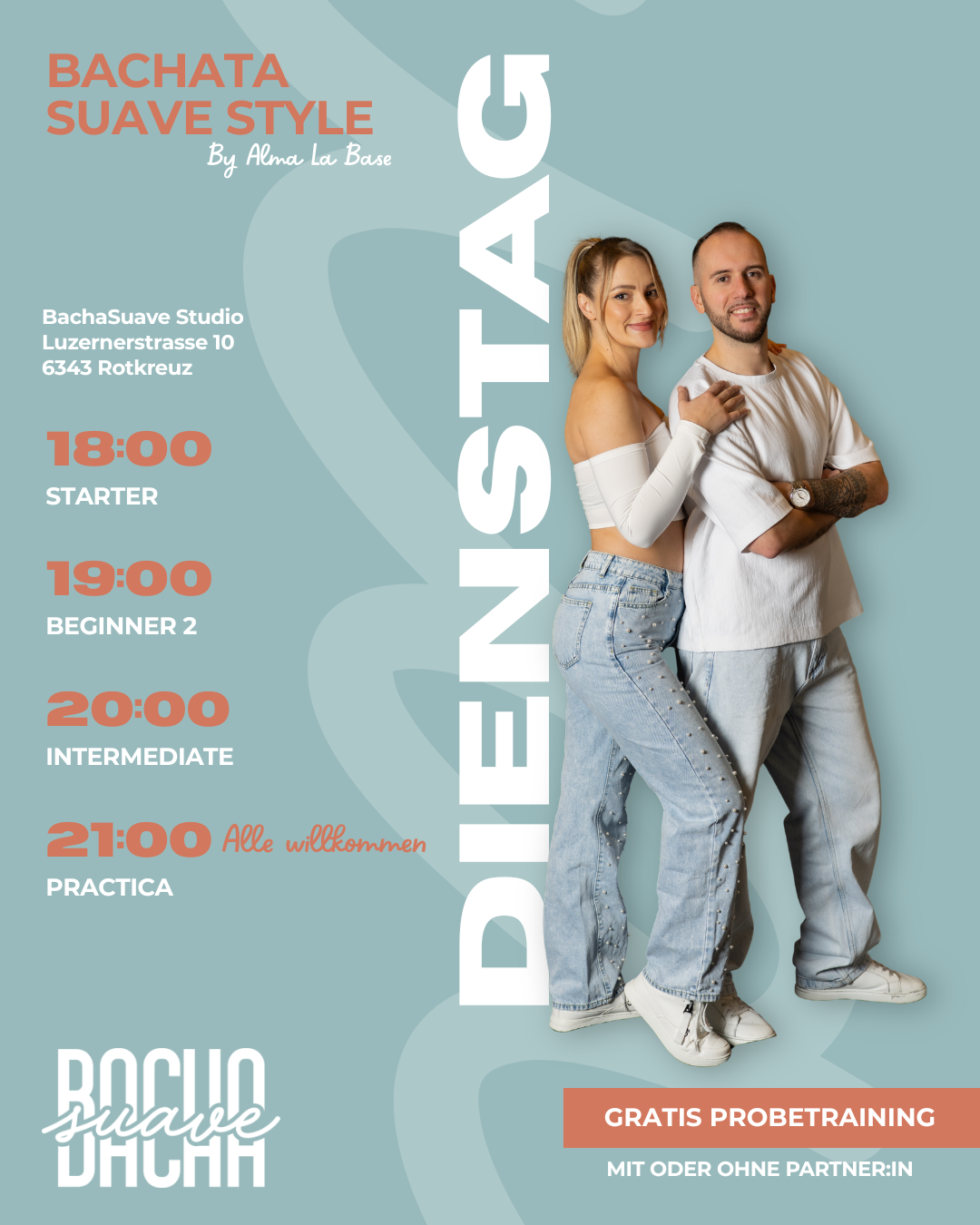 Bachasuave Flyer Bachata Classes Tuesday