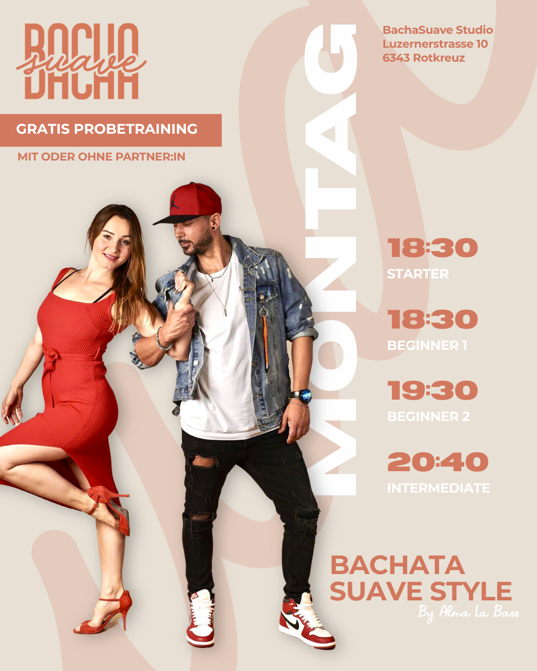 Bachasuave Flyer Bachata Classes Monday