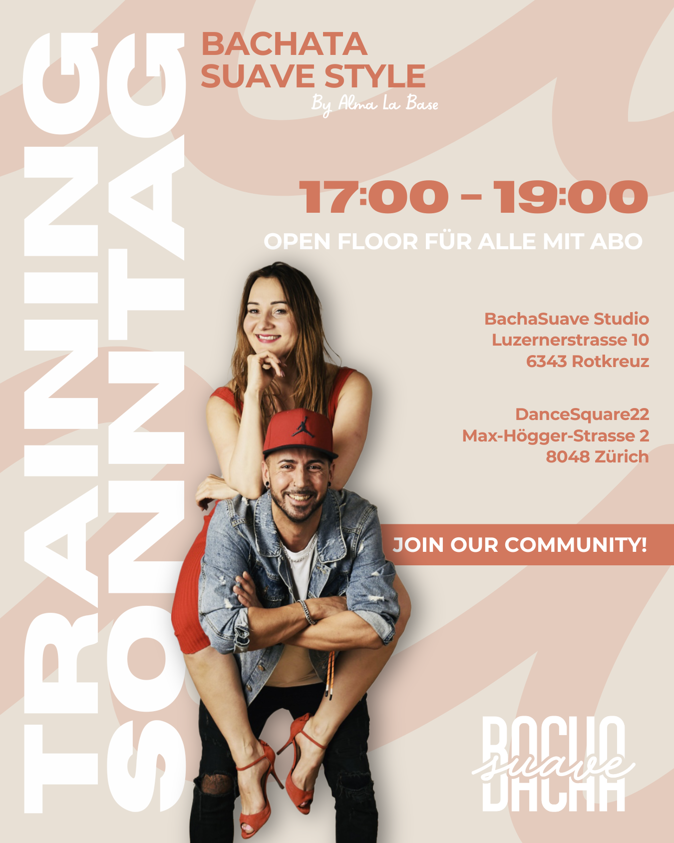 Bachasuave Flyer Bachata Classes Sunday