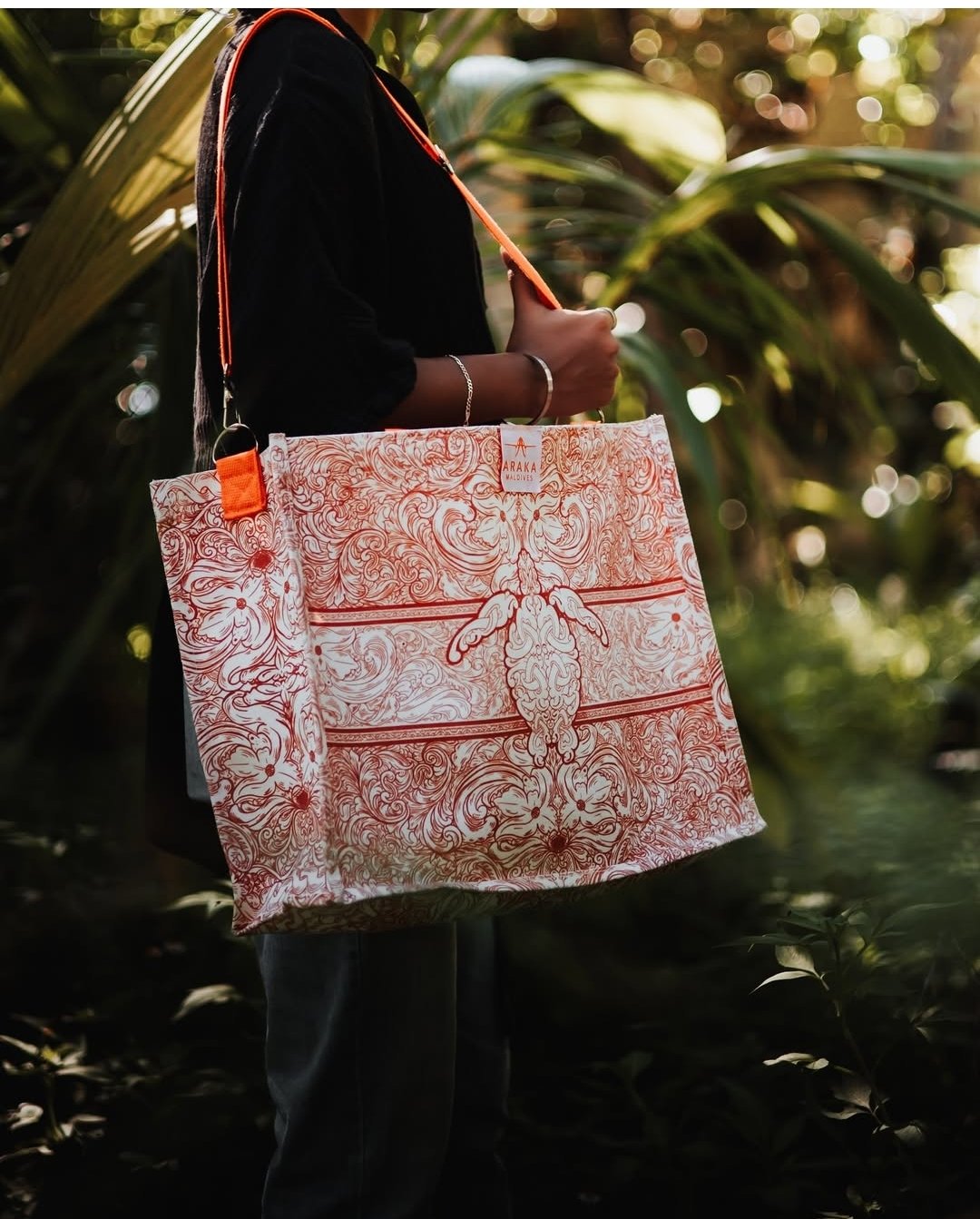 Gimatha Tote bag Peach Orange