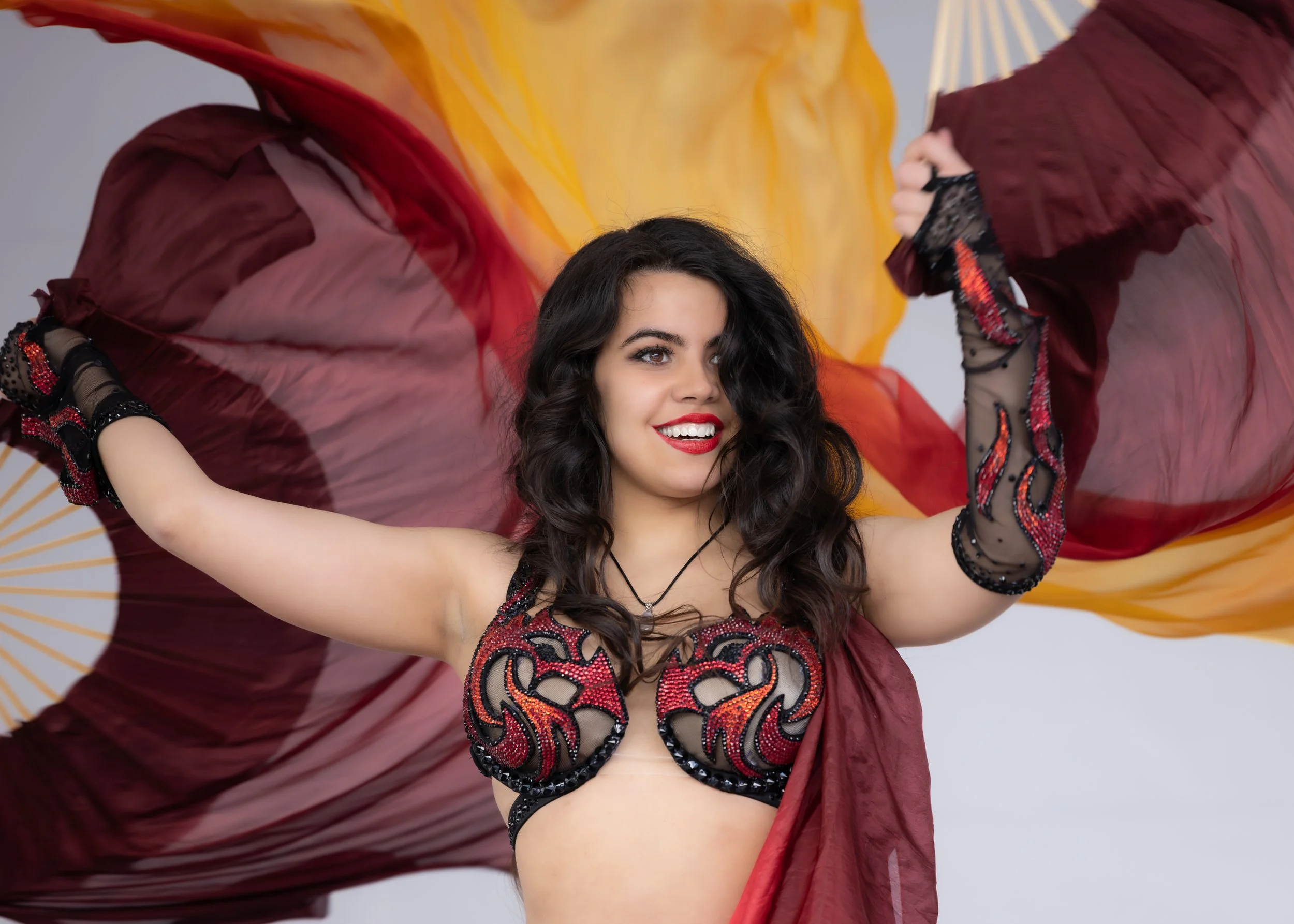 Fire Fanveils Performance