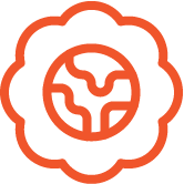 Icon representing sustainability in modern metalcasting.