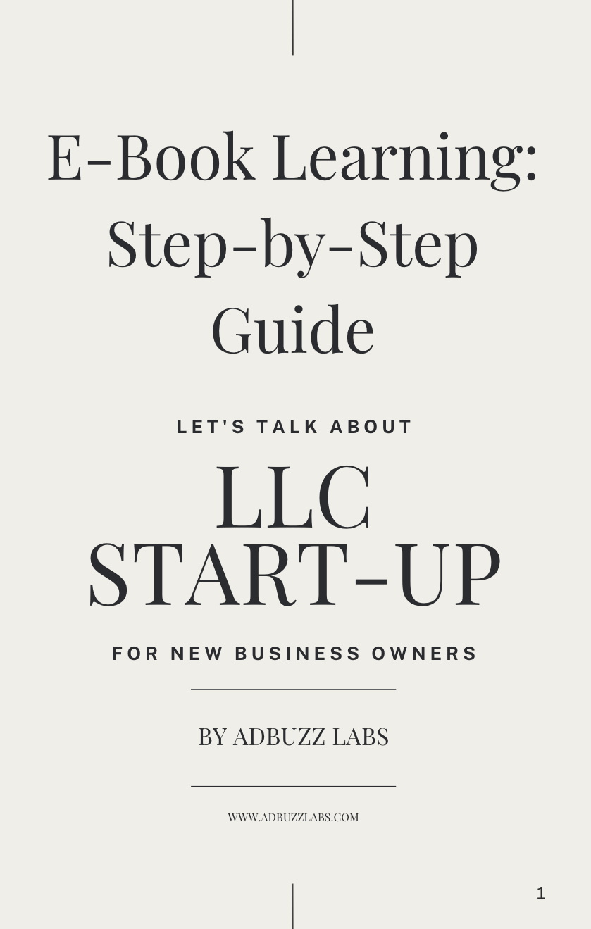 E-Book Learning: LLC Start-Up
