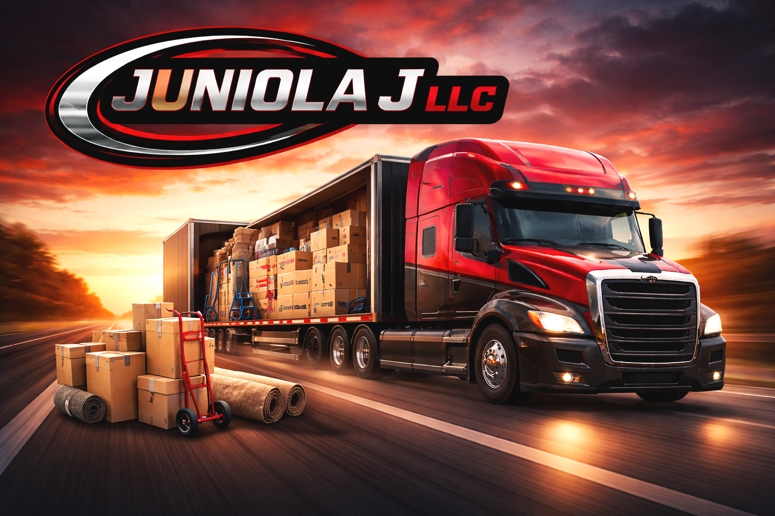 Moving cargo and businesses.