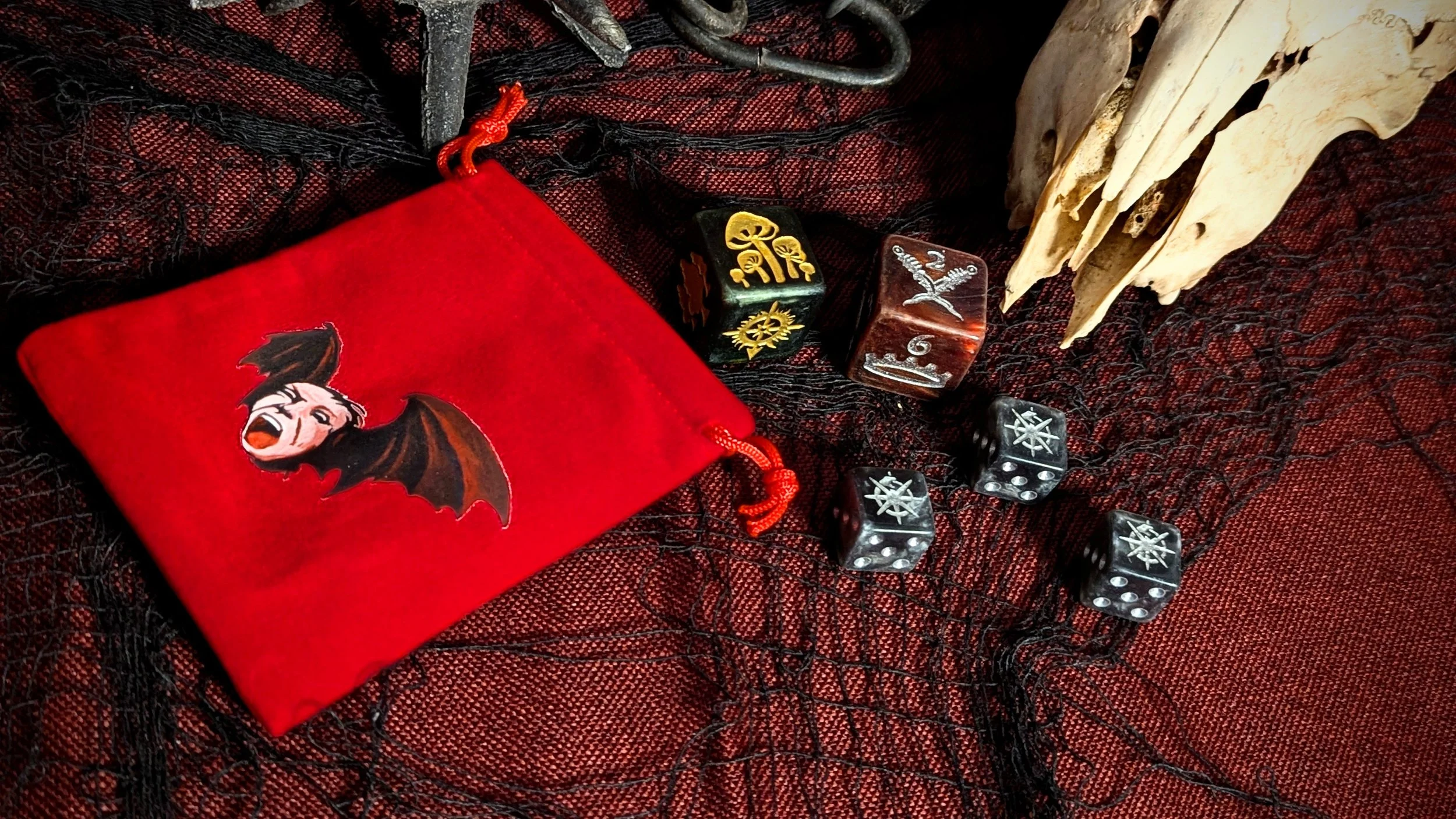 Crimson Dice Bag