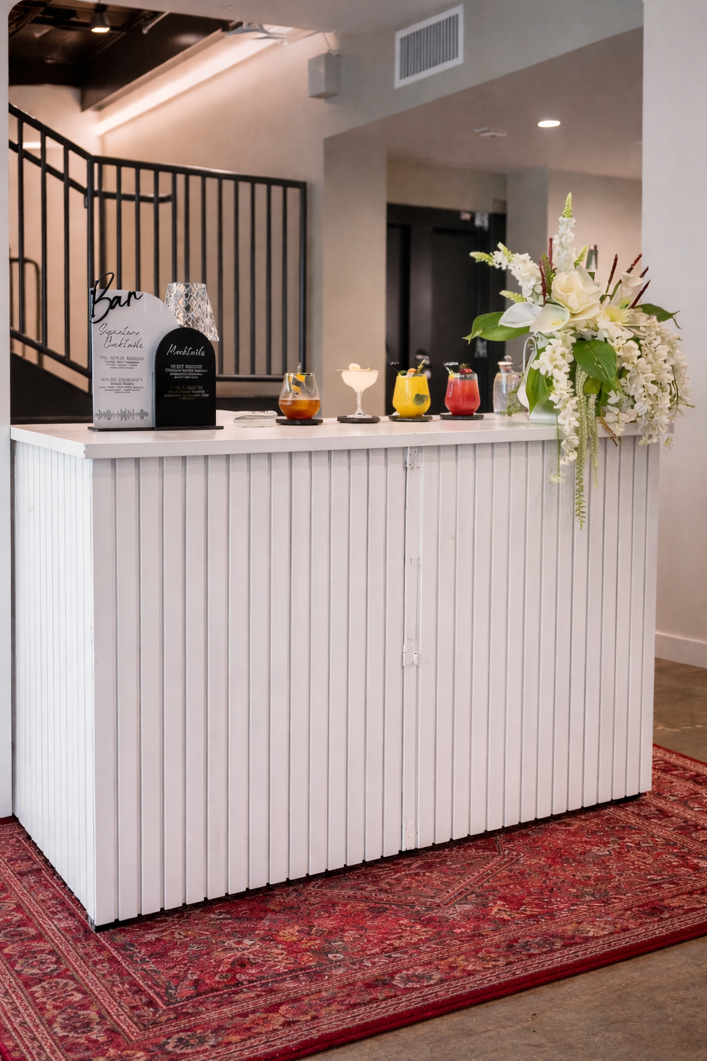 Faux bar arrangement