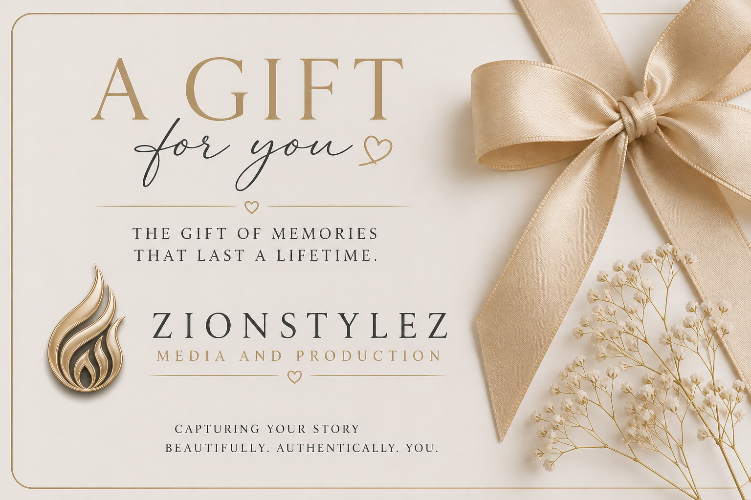 Give The Gift Of Memories