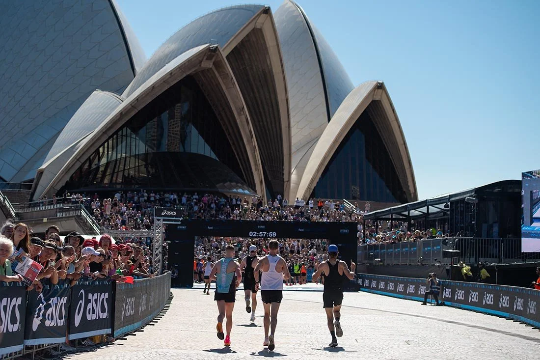 Sydney Marathon finish line