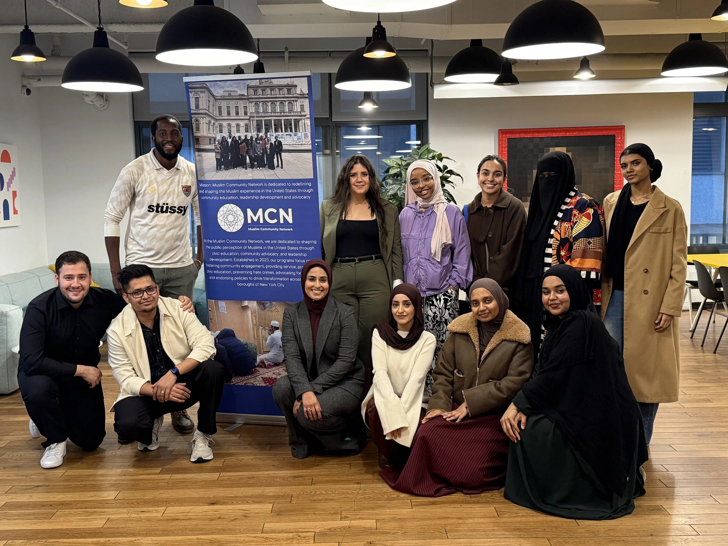 MCN legal clinic session with community members