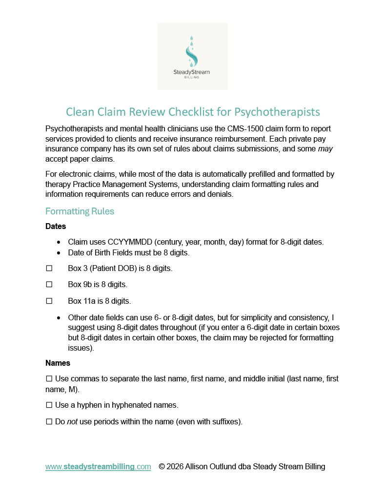 Why Your CMS-1500 Claims Keep Getting Rejected [+Free Checklist]