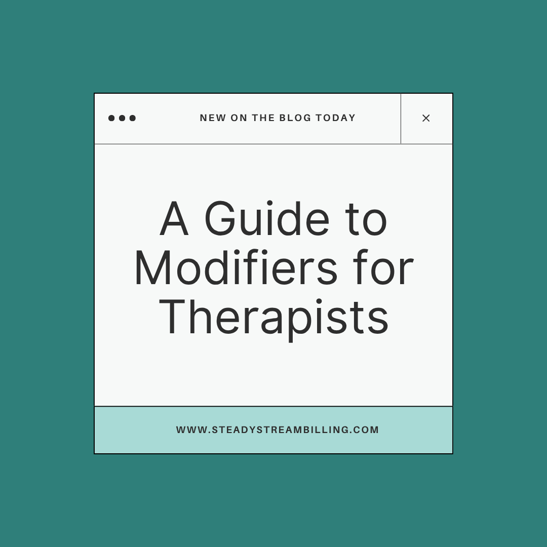 A Guide to Modifiers for Psychotherapists